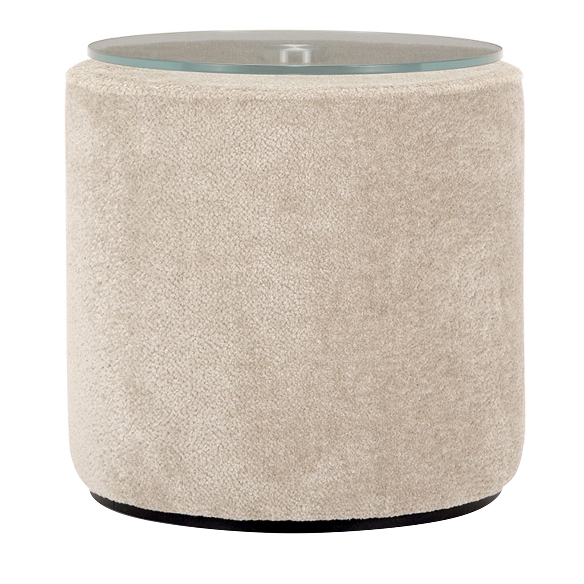 Boll Cylindrical Beige Accent Table by Simone Micheli - Main view