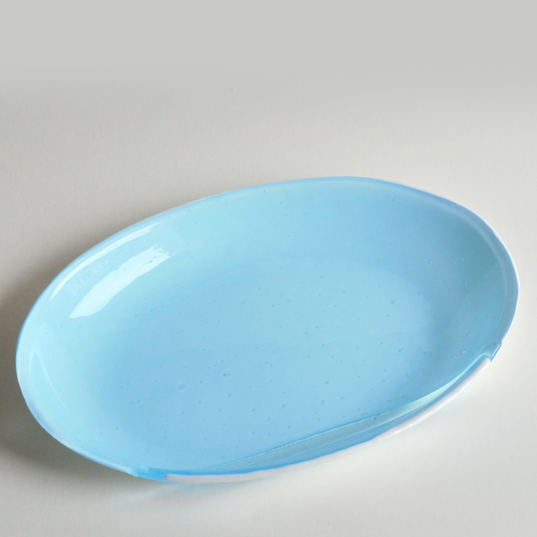 Turquoise Glass Serving Platter - Alternative view 2