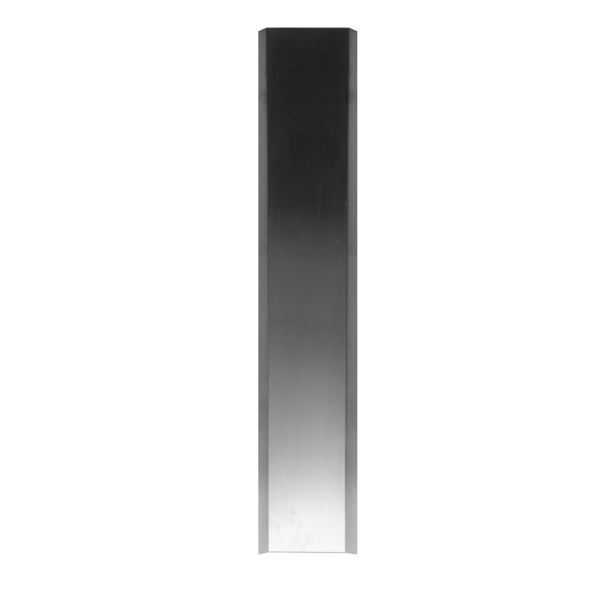 Lámpara de pared de aluminio con acabado de acero satinado - Vista principal
