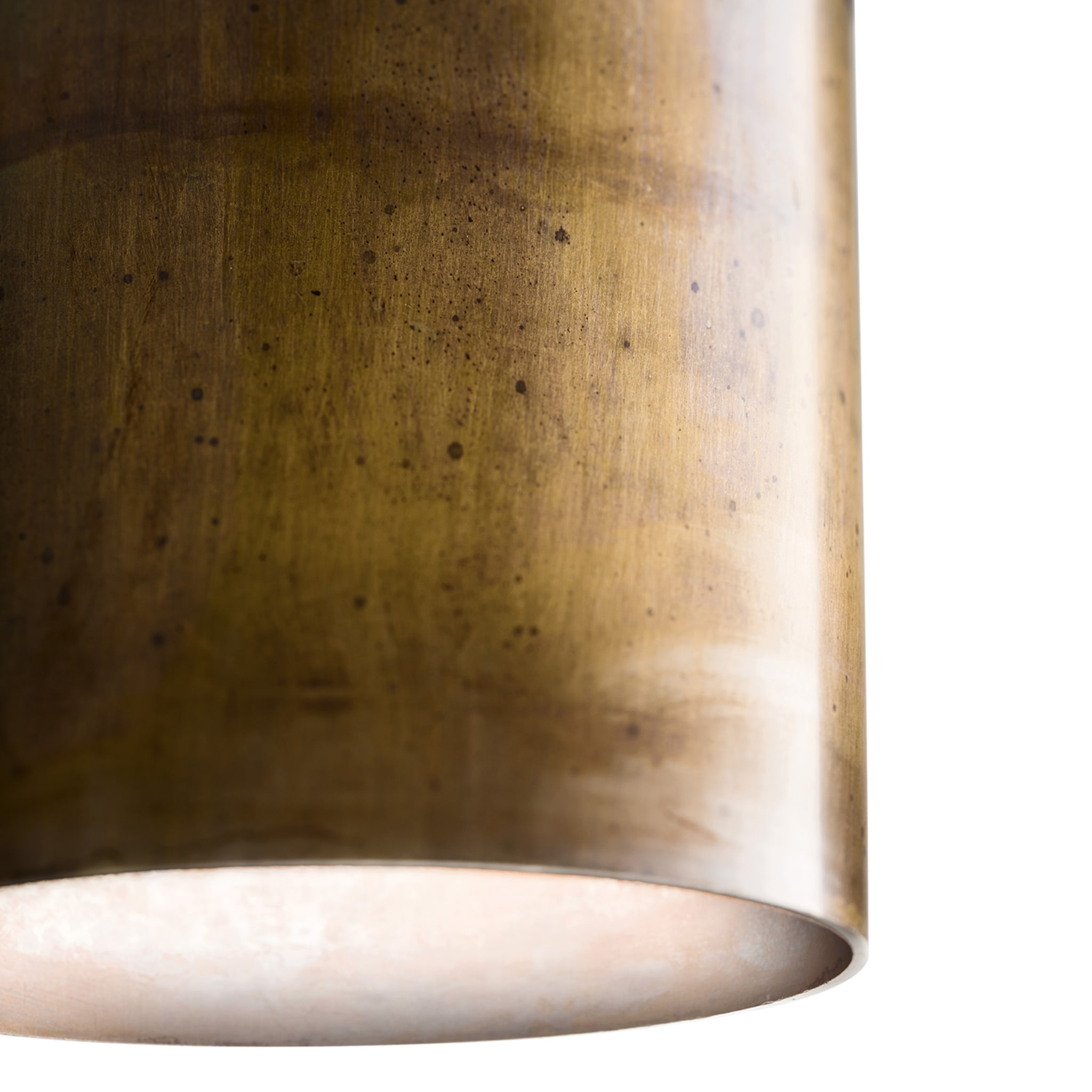 Girasoli Slim, lampada a sospensione in ottone - Vista alternativa 1