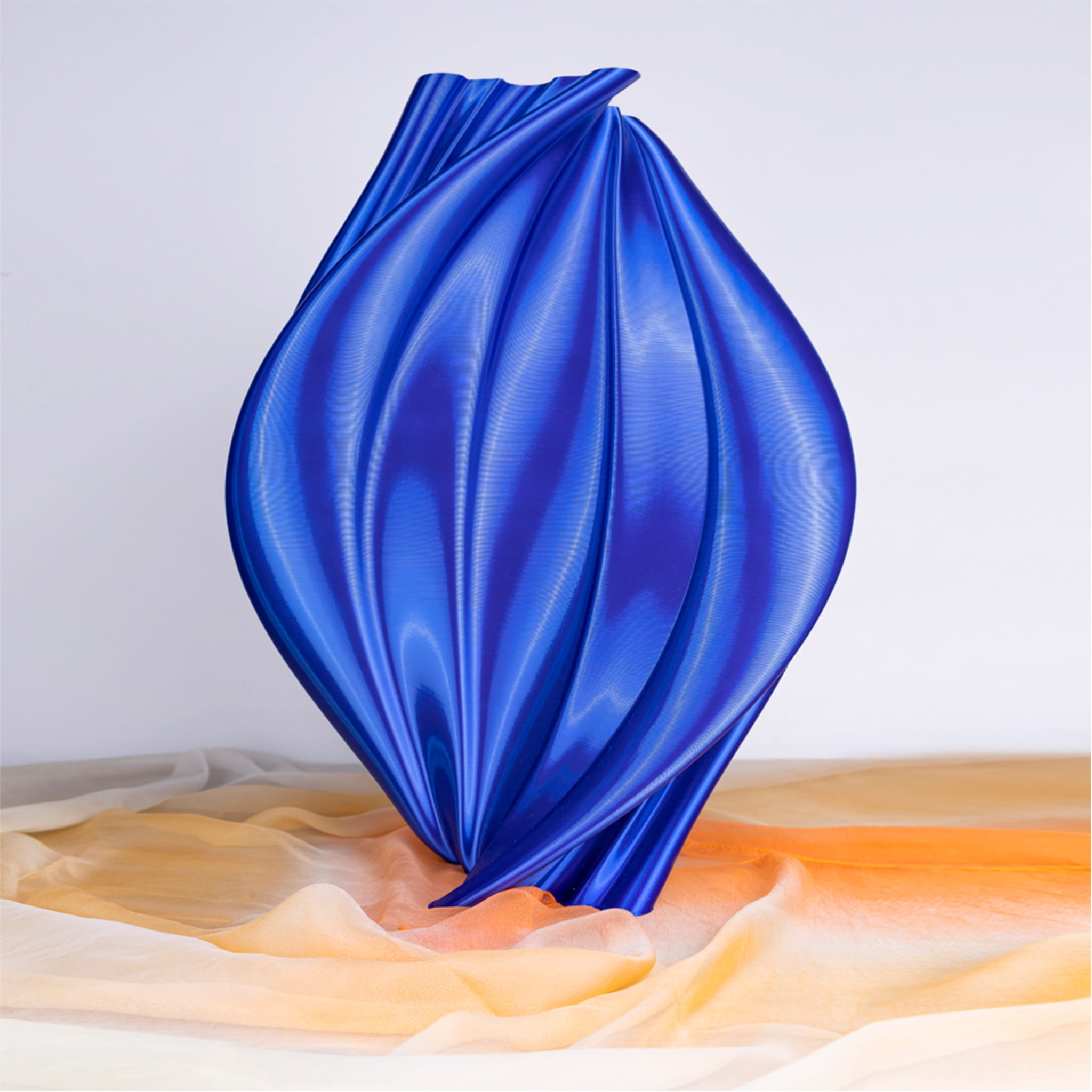 Damocle Blue Vase-Sculpture - Alternative view 1