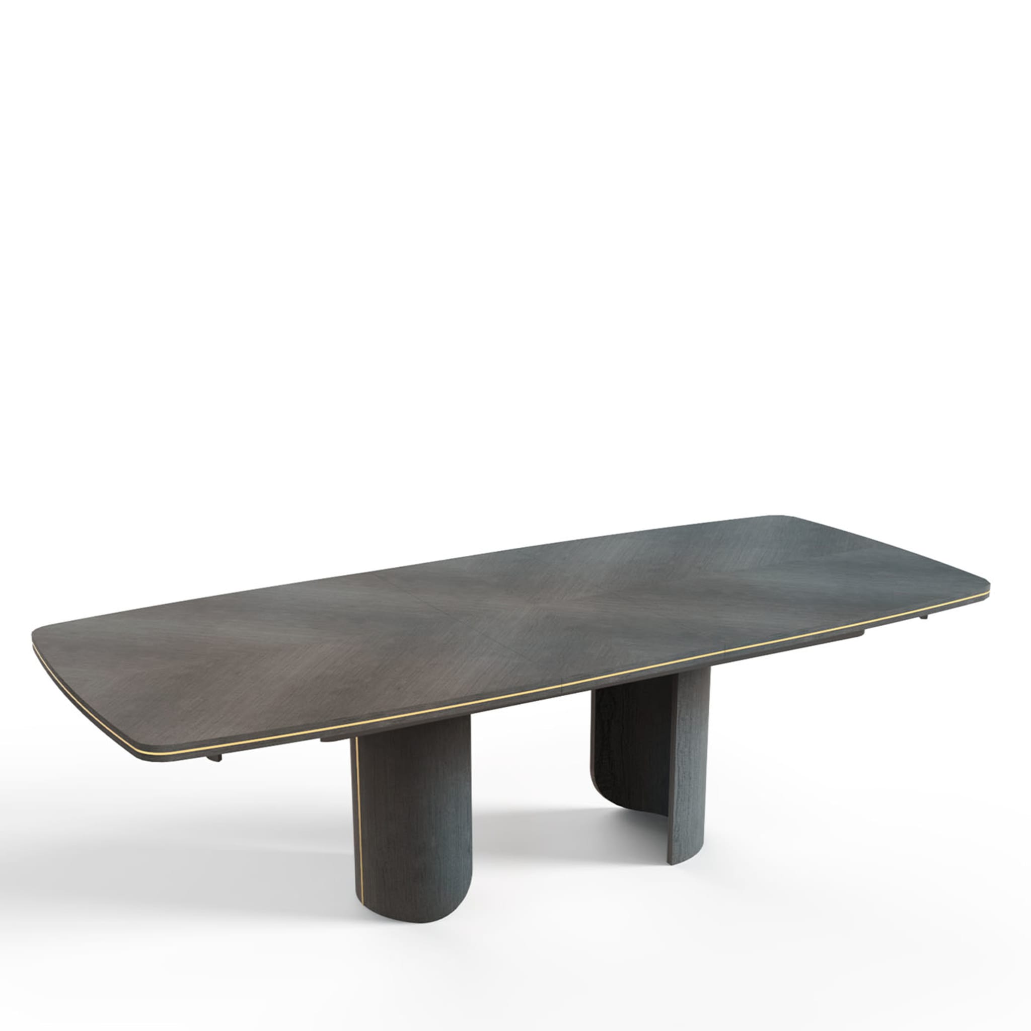 Edo Extendable Dark Eucalyptus Dining Table - Alternative view 1