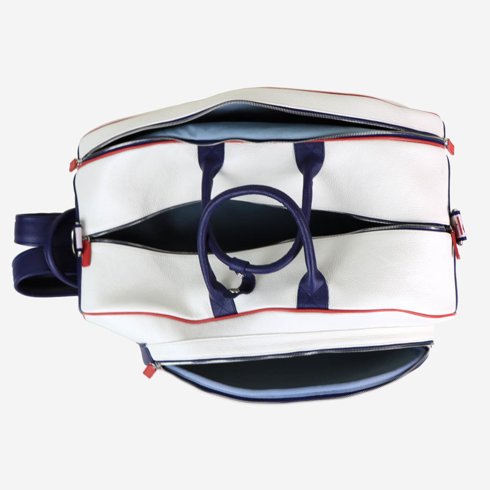 Large White/Blue/Red Padel and Pickleball Backpack - Alternative view 2