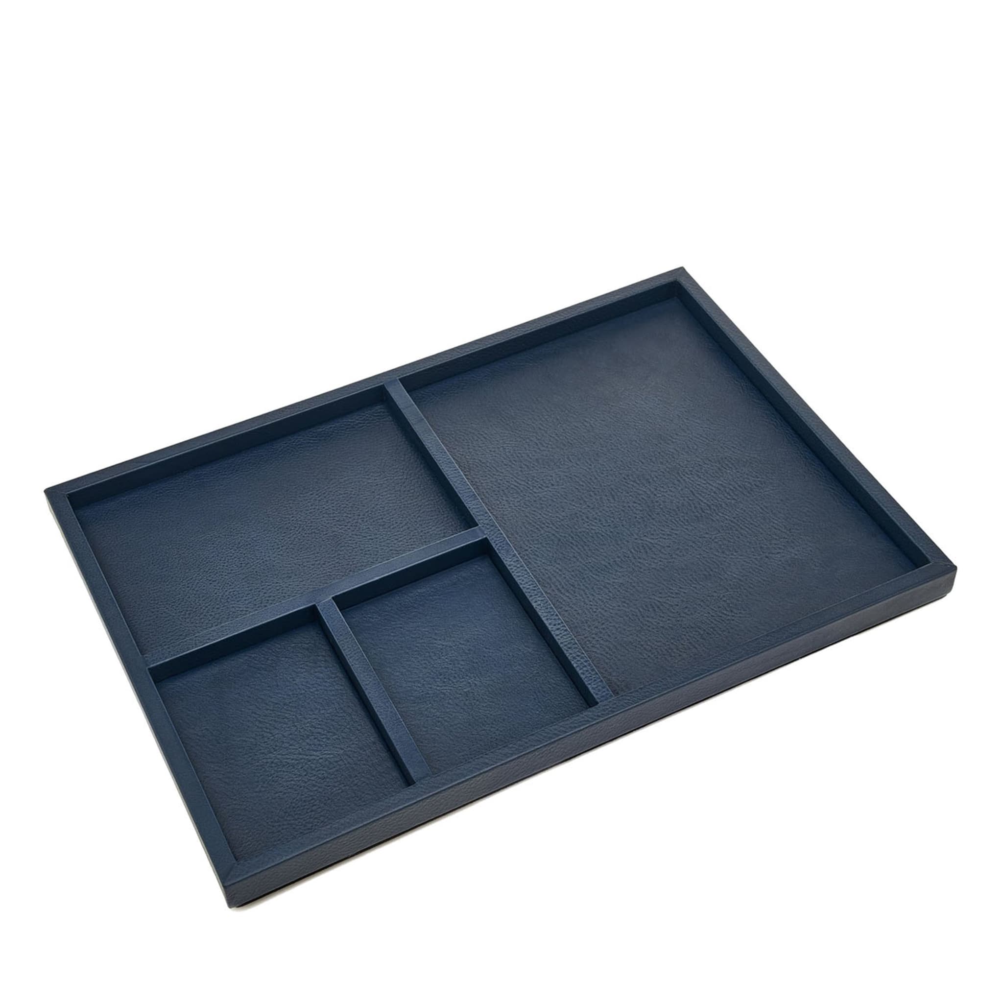 Blue Leather Canteen Tray 01 by Shawn Henderson - Main view