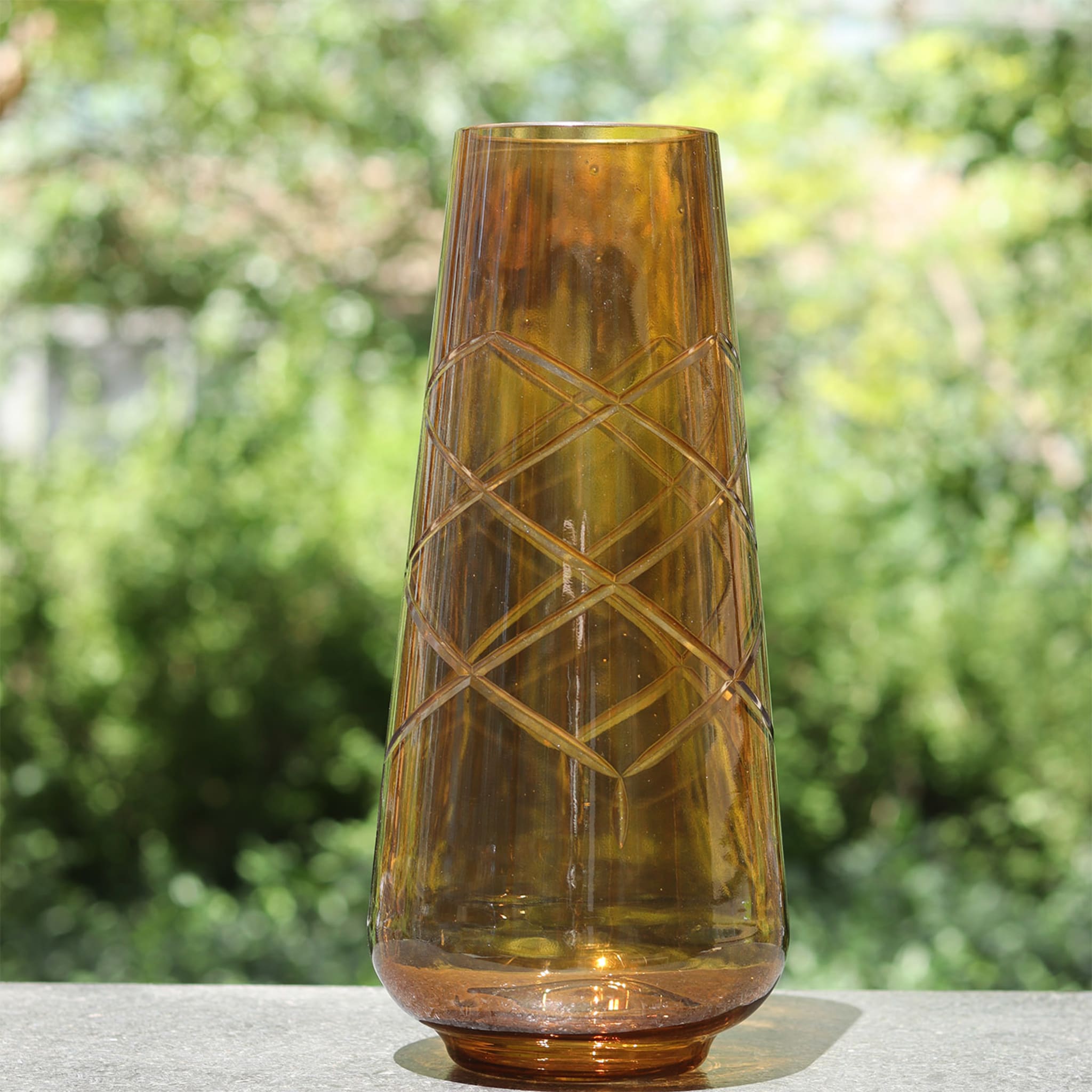 Girata Moka Murano Glass Vase - Alternative view 2