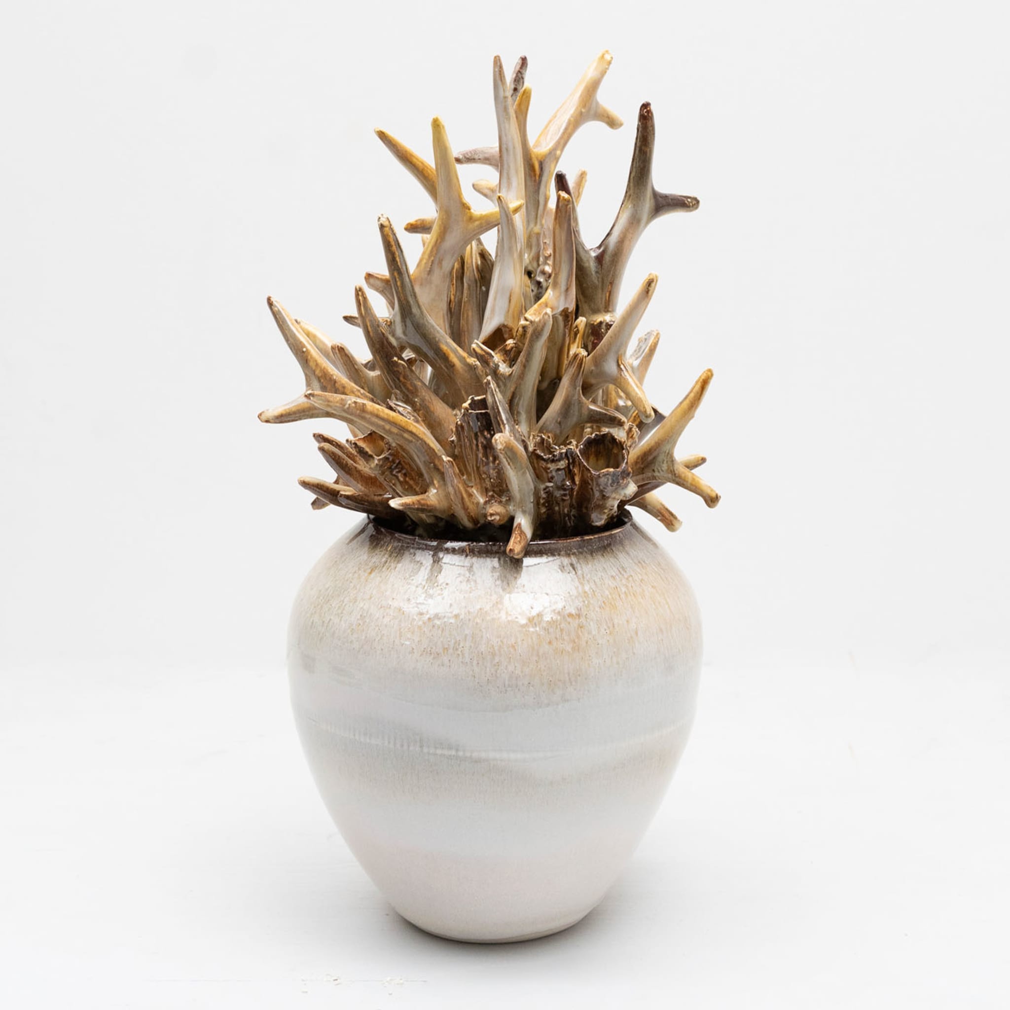 Paesaggio White Decorative Vase - Alternative view 1