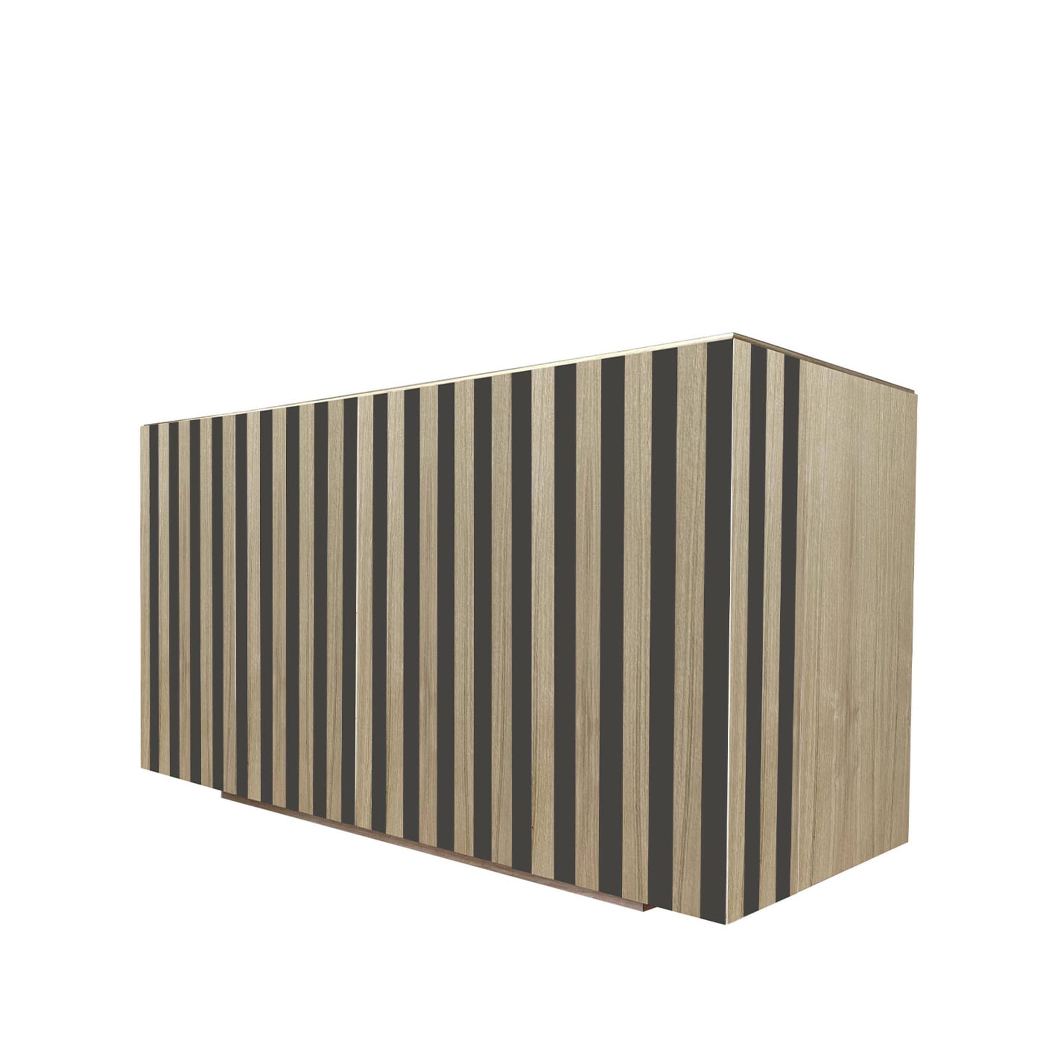 Md1 4-Door Striped Sideboard by Meccani Studio - Alternative view 2