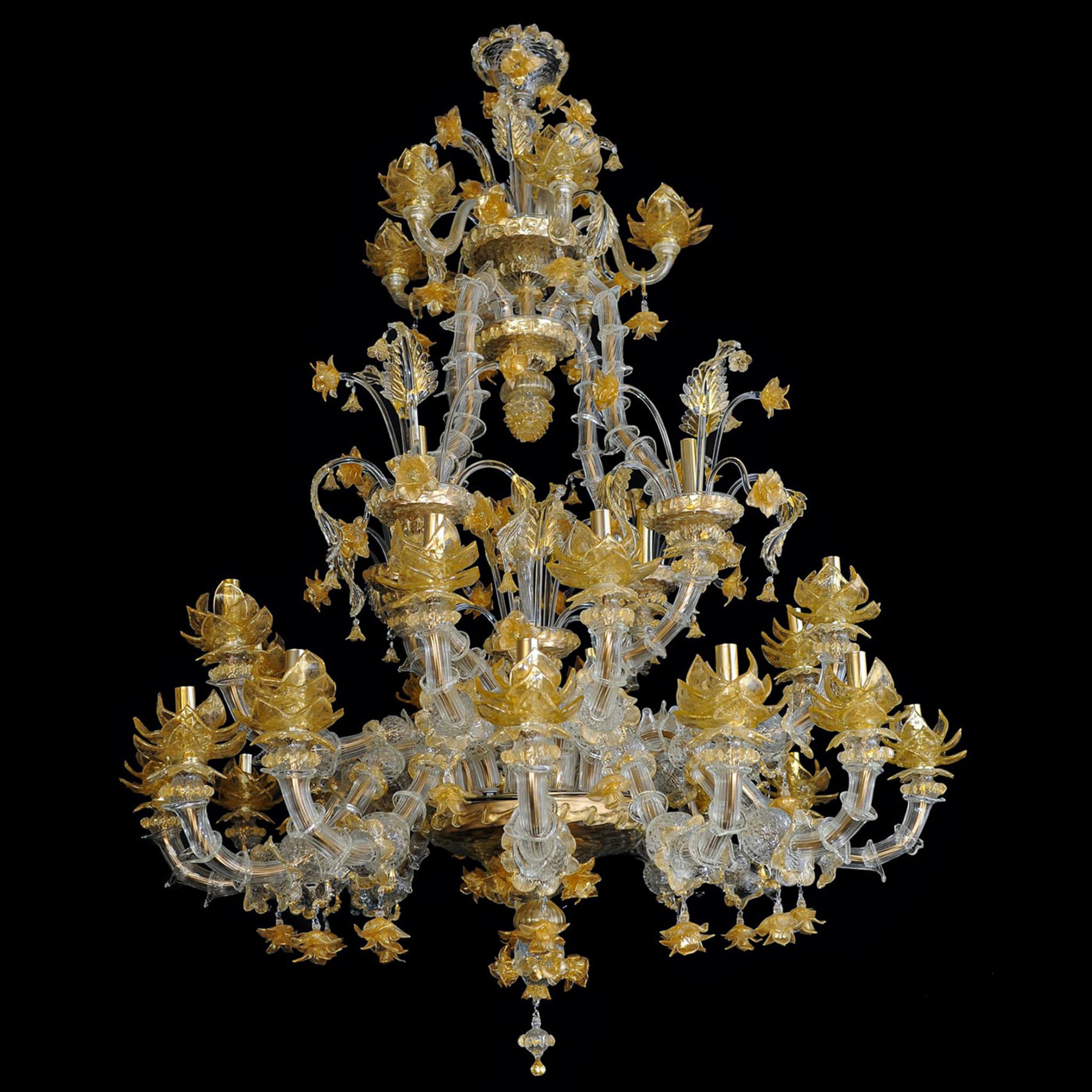 Rezzonico-style Gold and Crystal Chandelier #4 - Alternative view 1