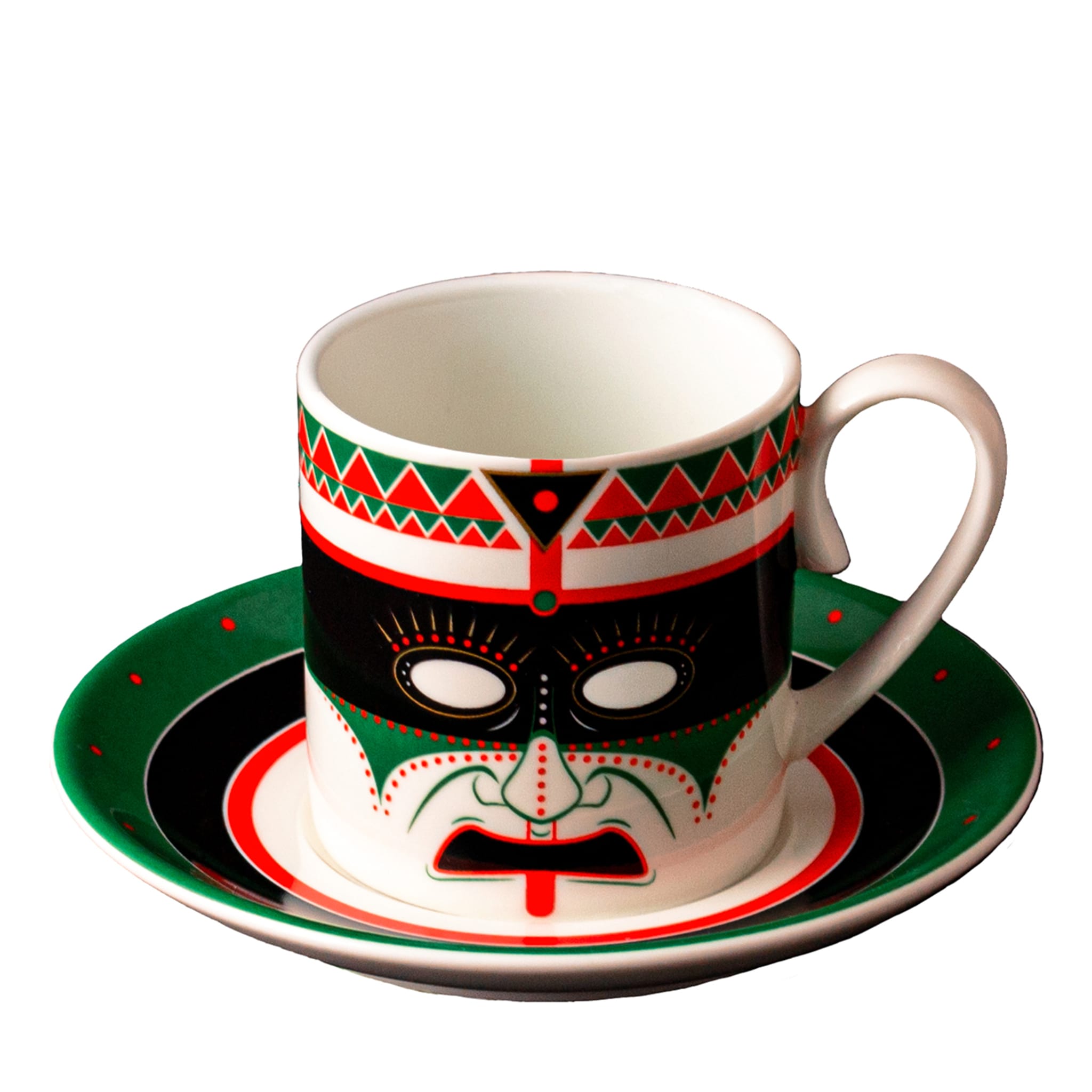 Paha Sapa Set de 6 tasses à café avec soucoupes - Vue principale