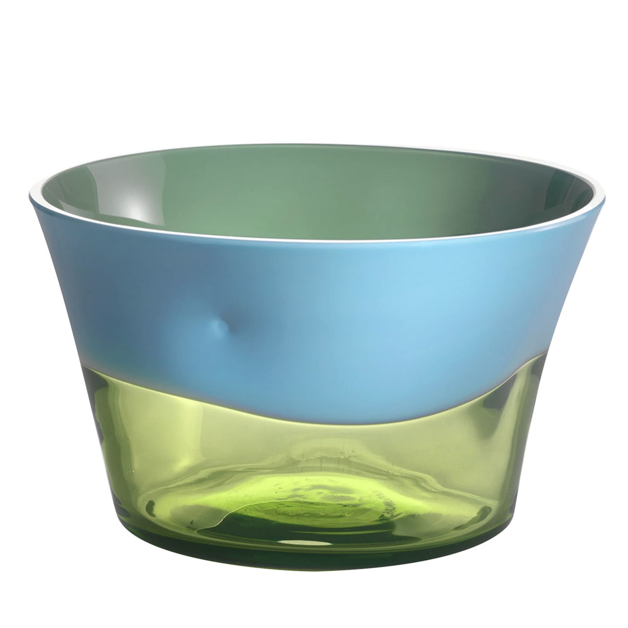 Dandy Small Light-Blue & Green Bowl by Stefano Marcato - Main view