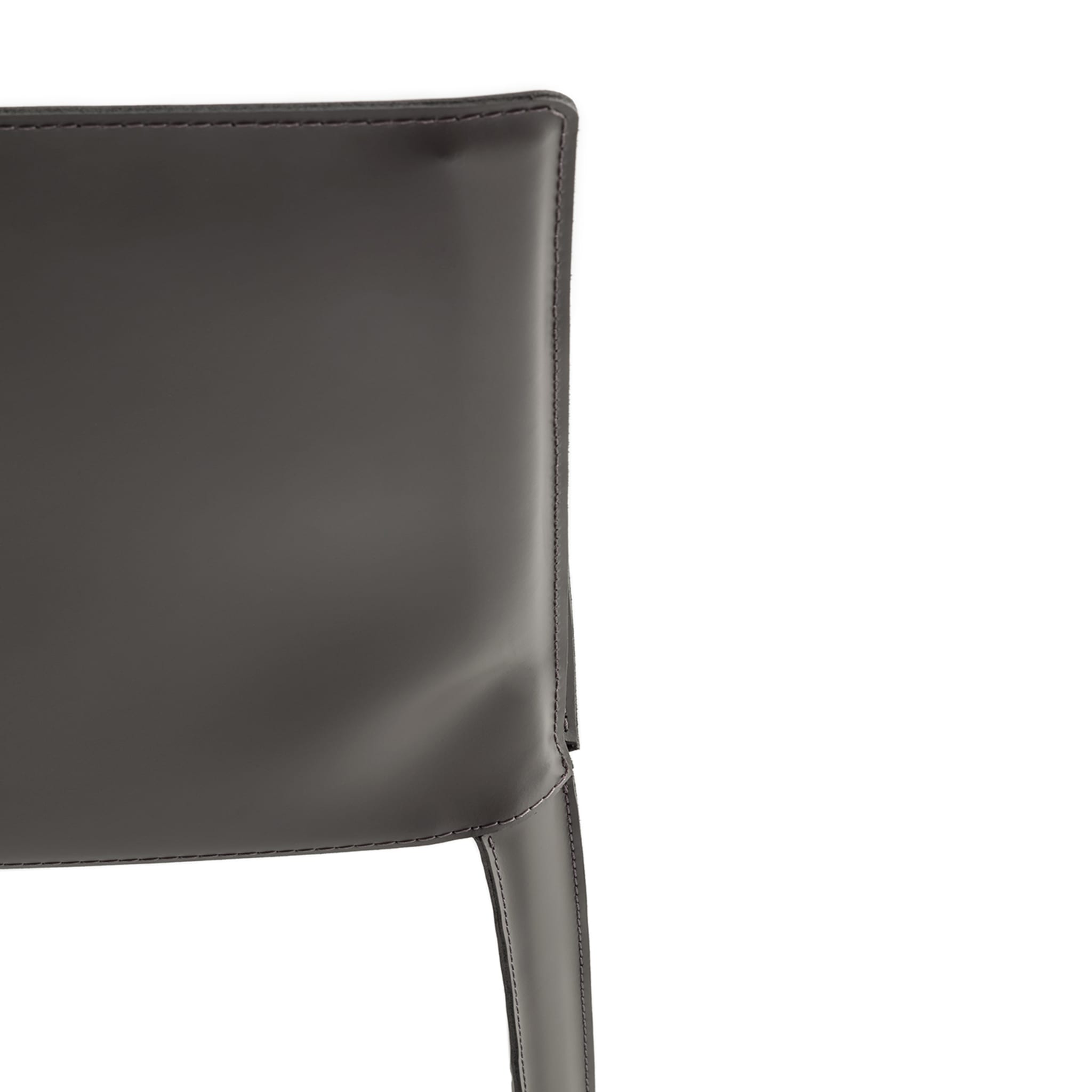 Jumpsuite Gray Leather Chair - Alternative view 2