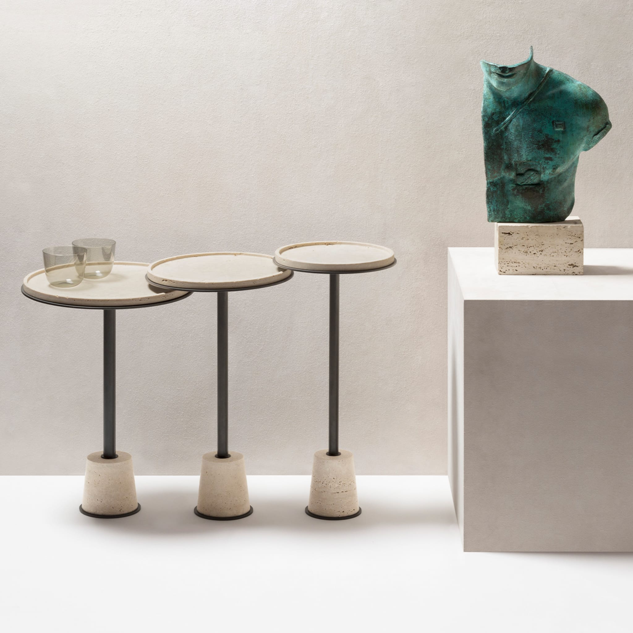 Sorrento Marble Side Table - Medium  - Alternative view 3