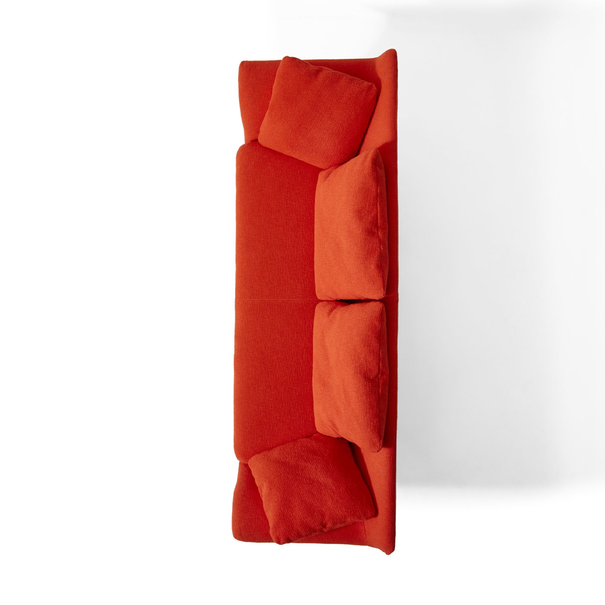 Esosoft 3-Seater Orange Sofa by Antonio Citterio - Alternative view 2