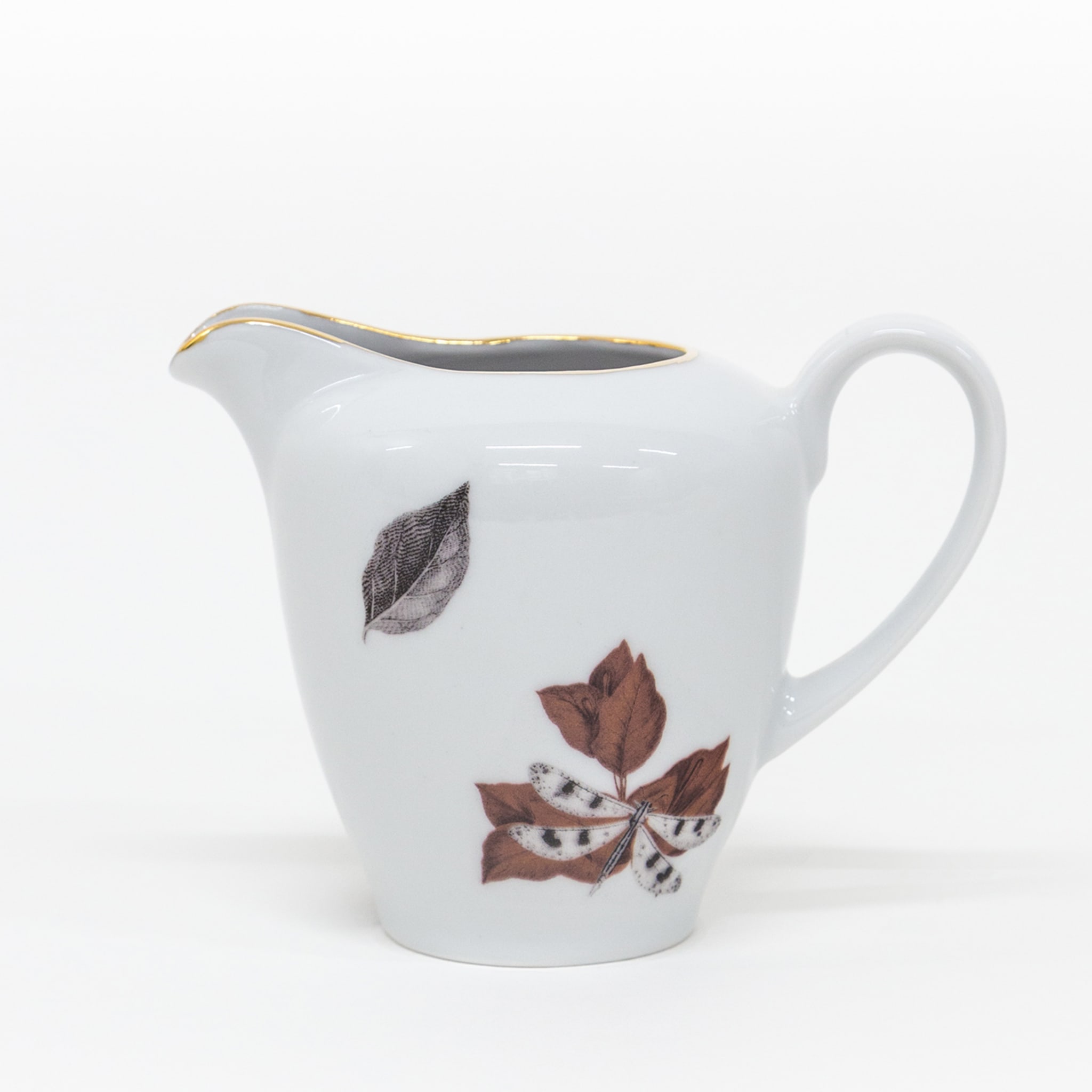 Black Dragon Pool Porcelain Tea Set With Leaves - Alternative view 1
