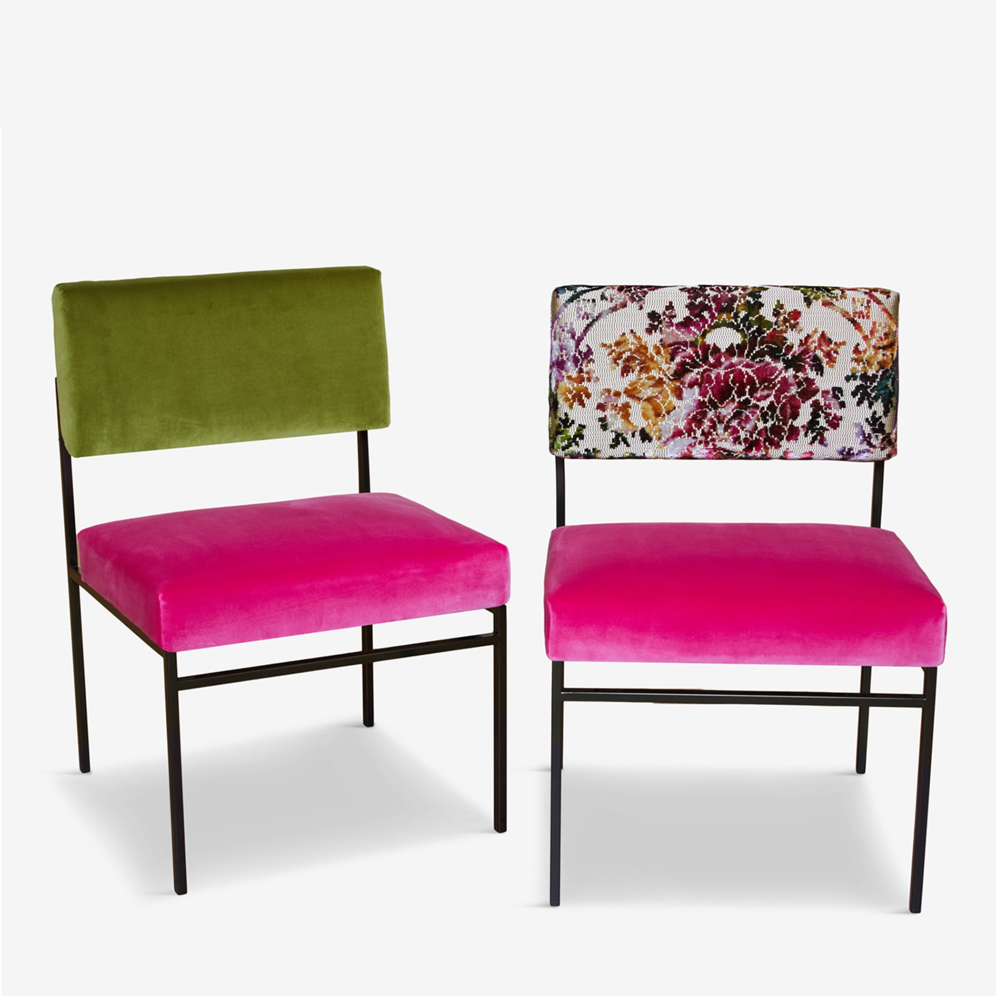 Ensemble de 2 chaises de salle à manger Spring Explosion Aurea - Vue alternative 1