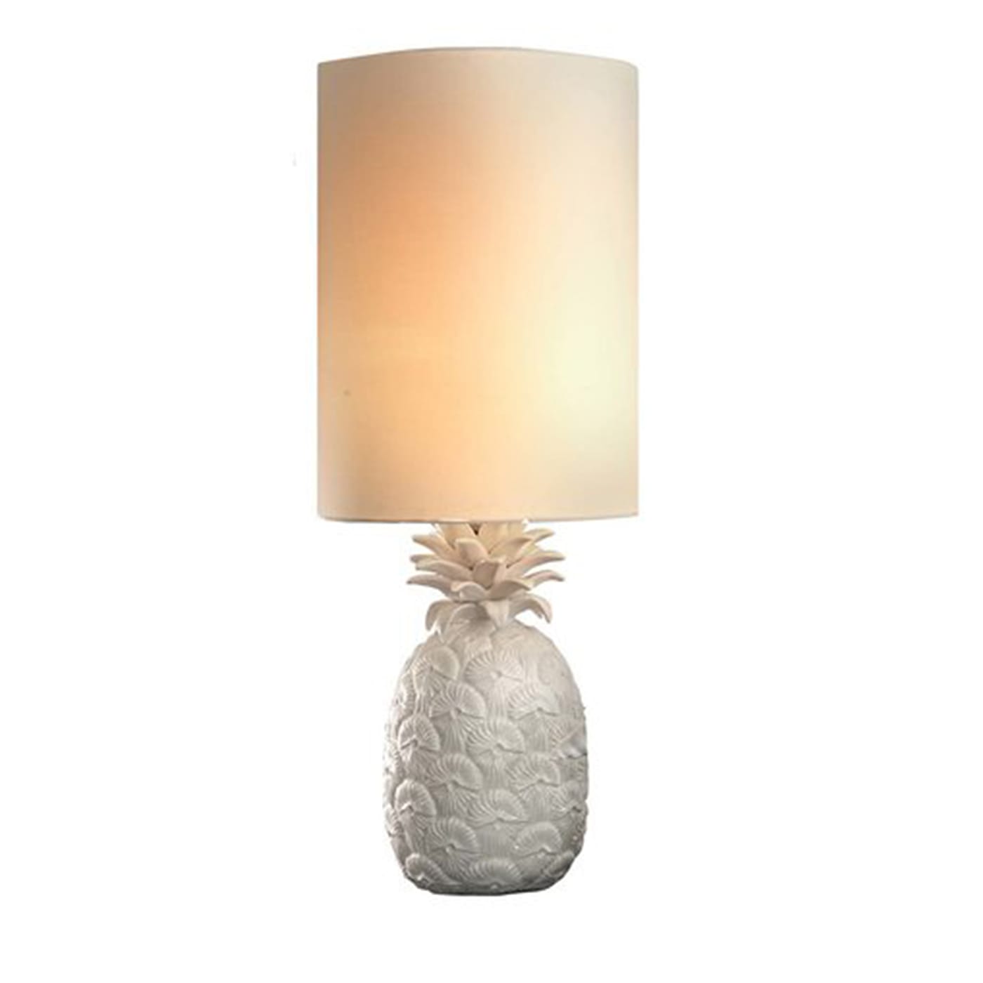 Pineapple White Table Lamp - Villari Home Couture