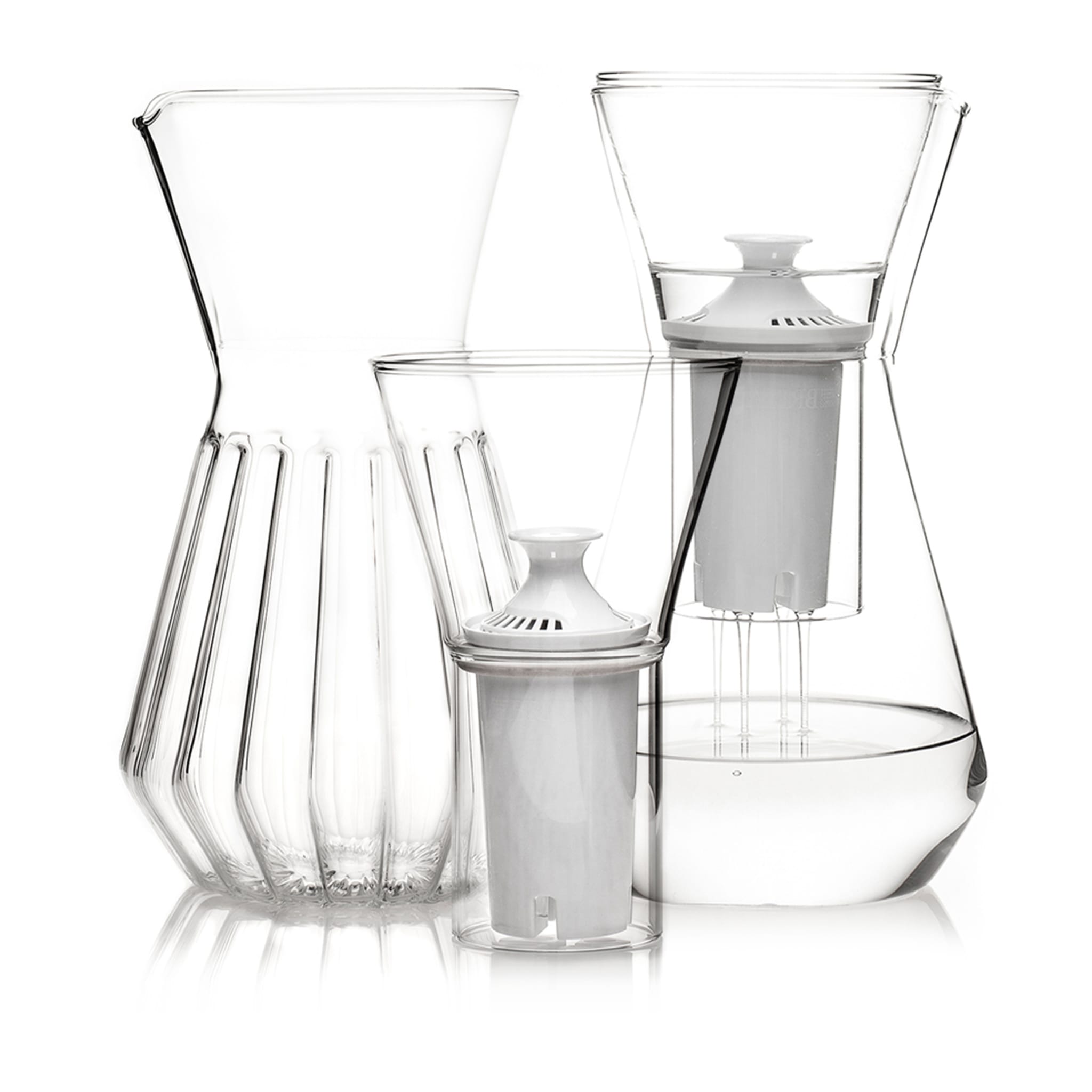Smooth Glass Talise Carafe - Alternative view 2