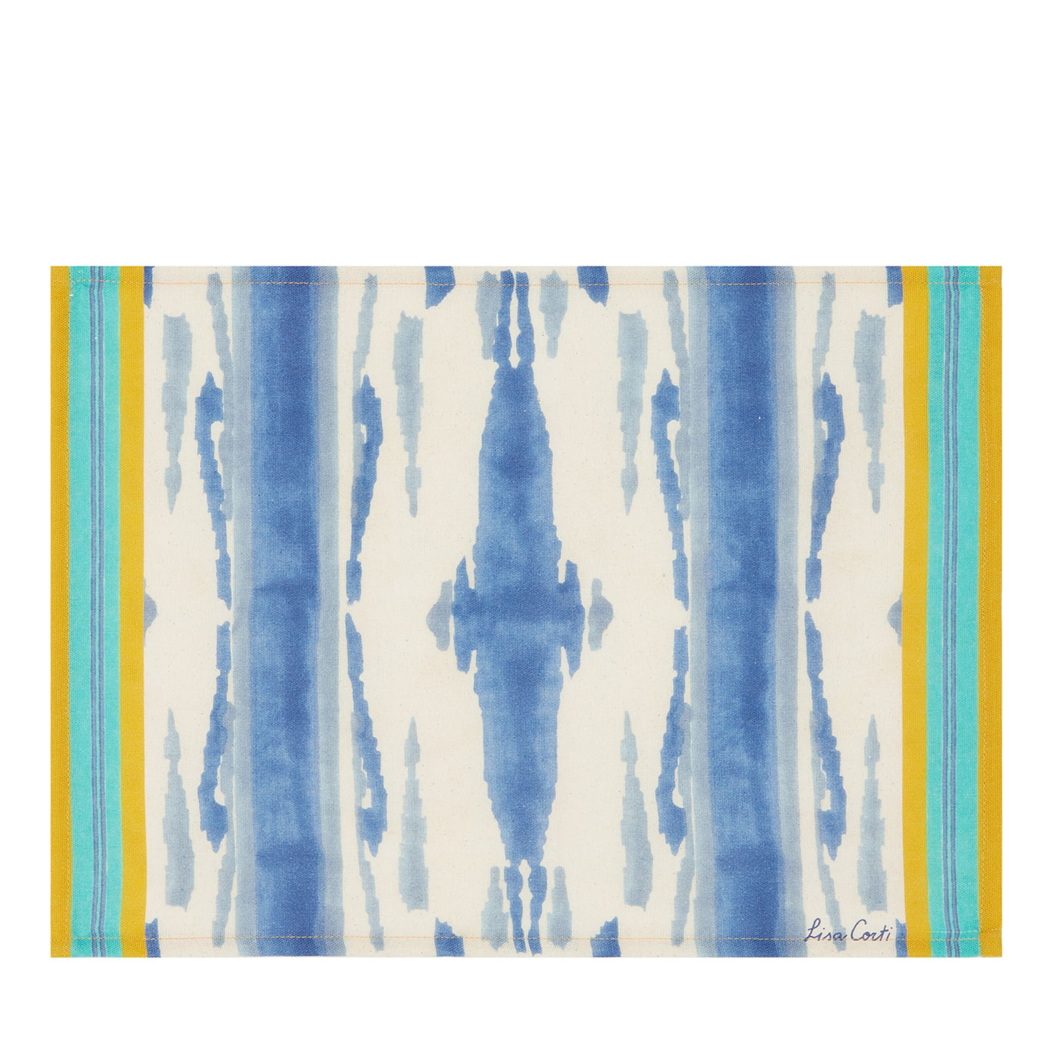 Flame Blue Pervinch Set of 4 Placemats - Main view