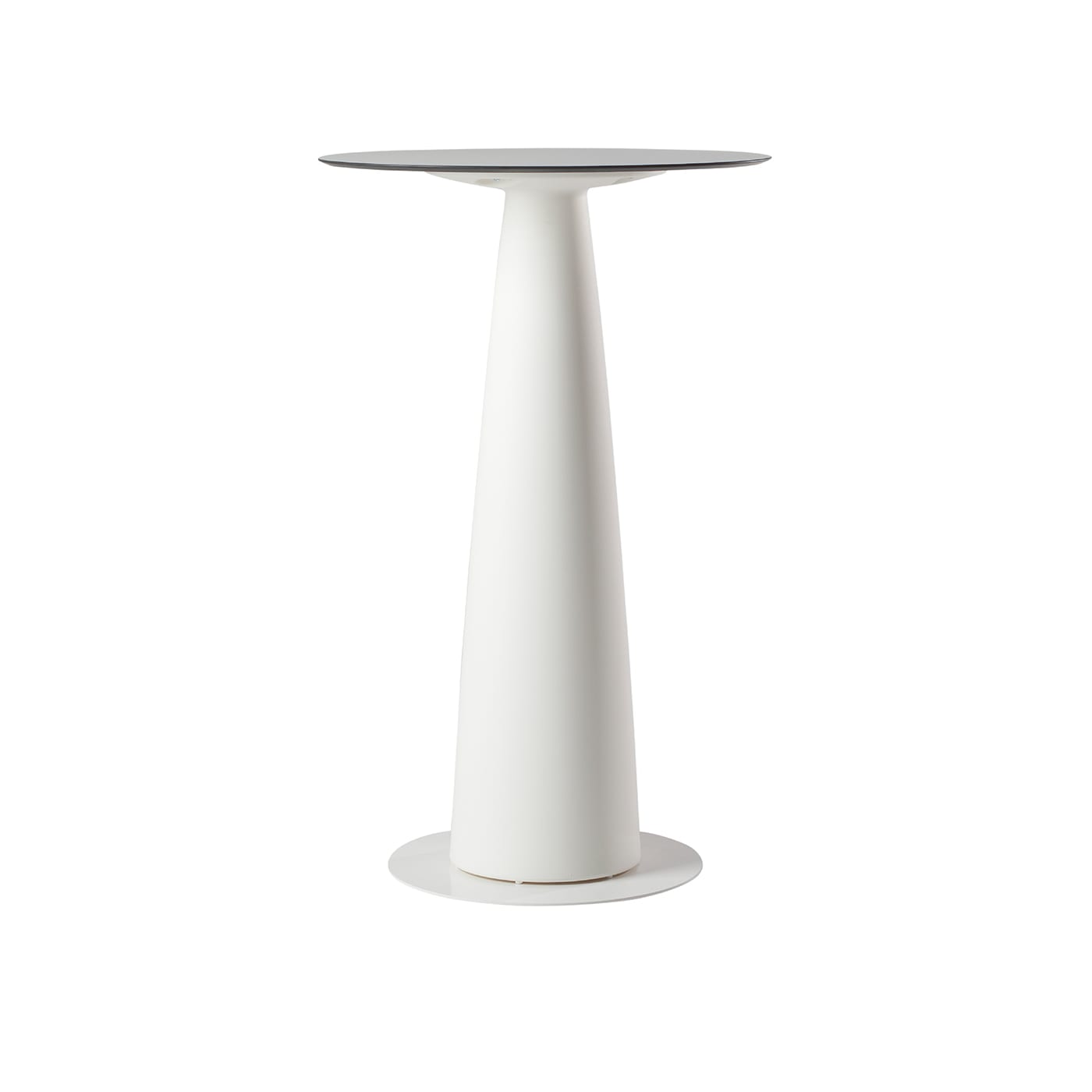 Hopla White Accent Table - Slide