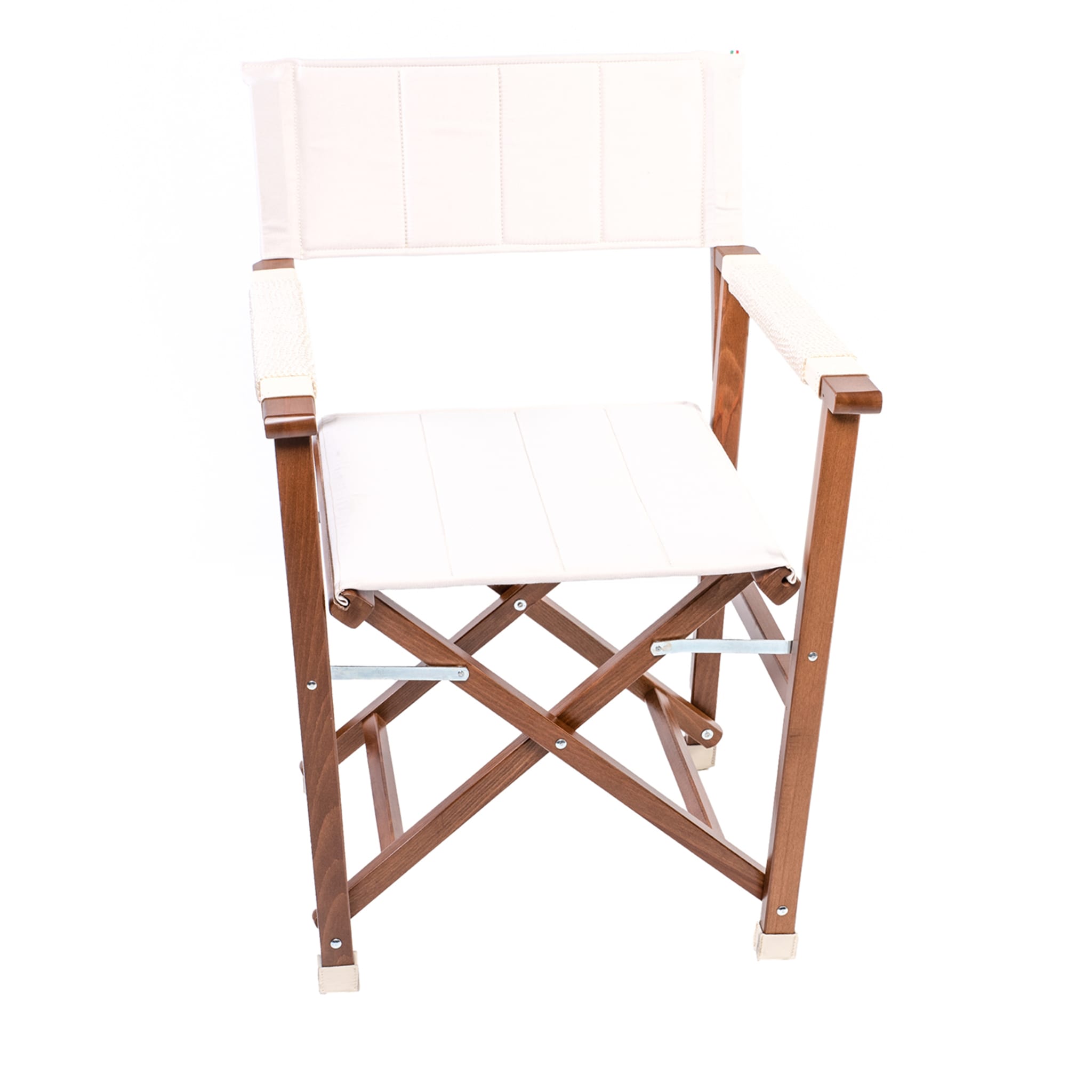Cream Wooden Director's Chair - Capri's model - Main view
