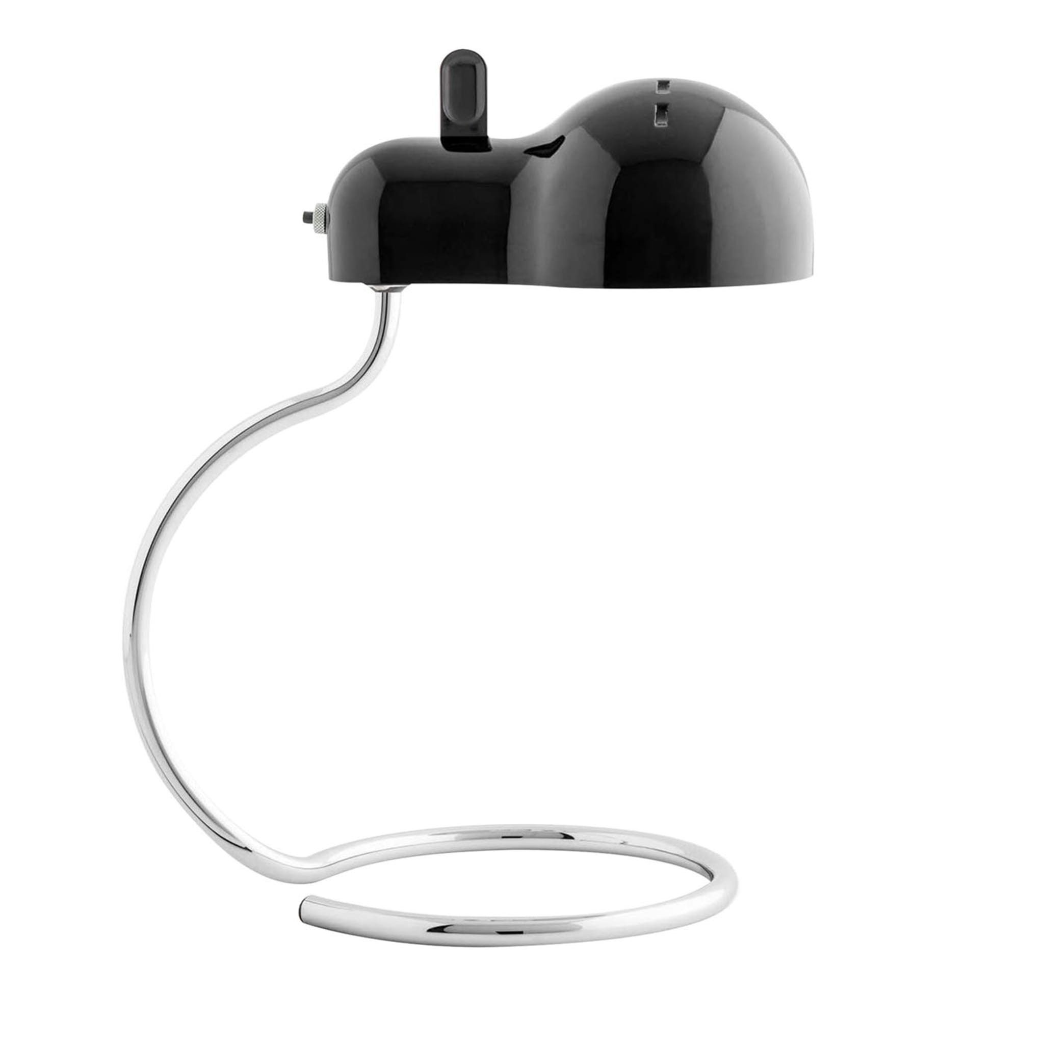 Lampe de table noire MiniTopo de Joe Colombo - Vue principale