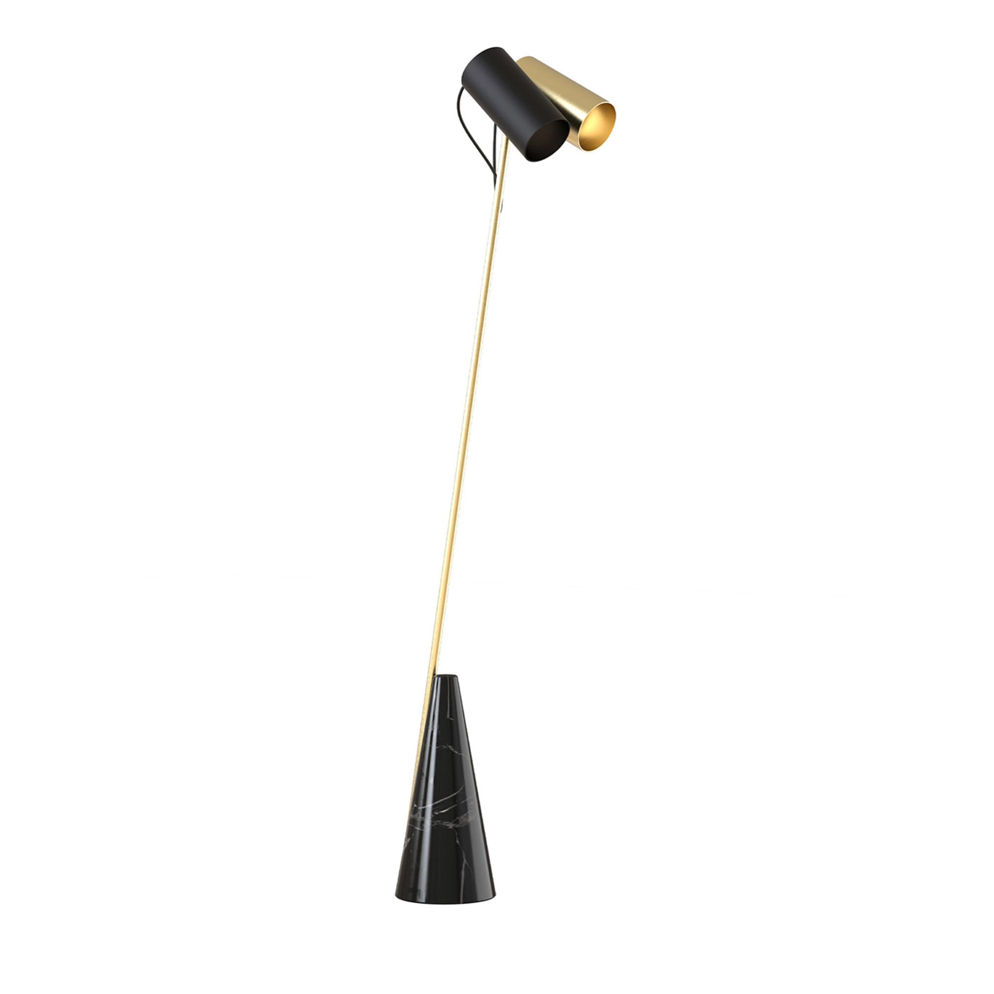 Ed027 Brass Floor Lamp - Main view