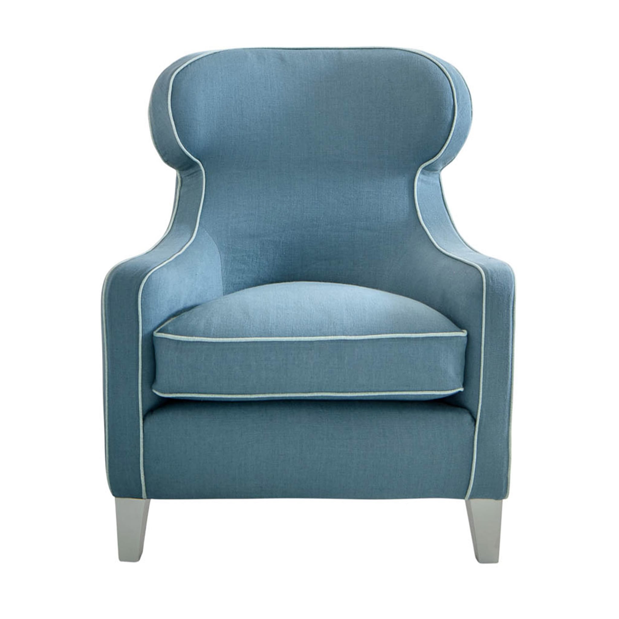 Agata Light Blue Armchair - Main view