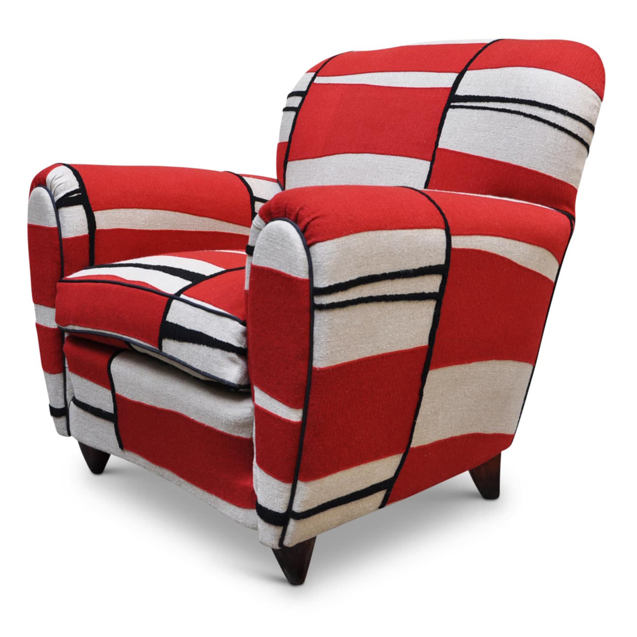 Red & White Passion Armchair - Alternative view 4