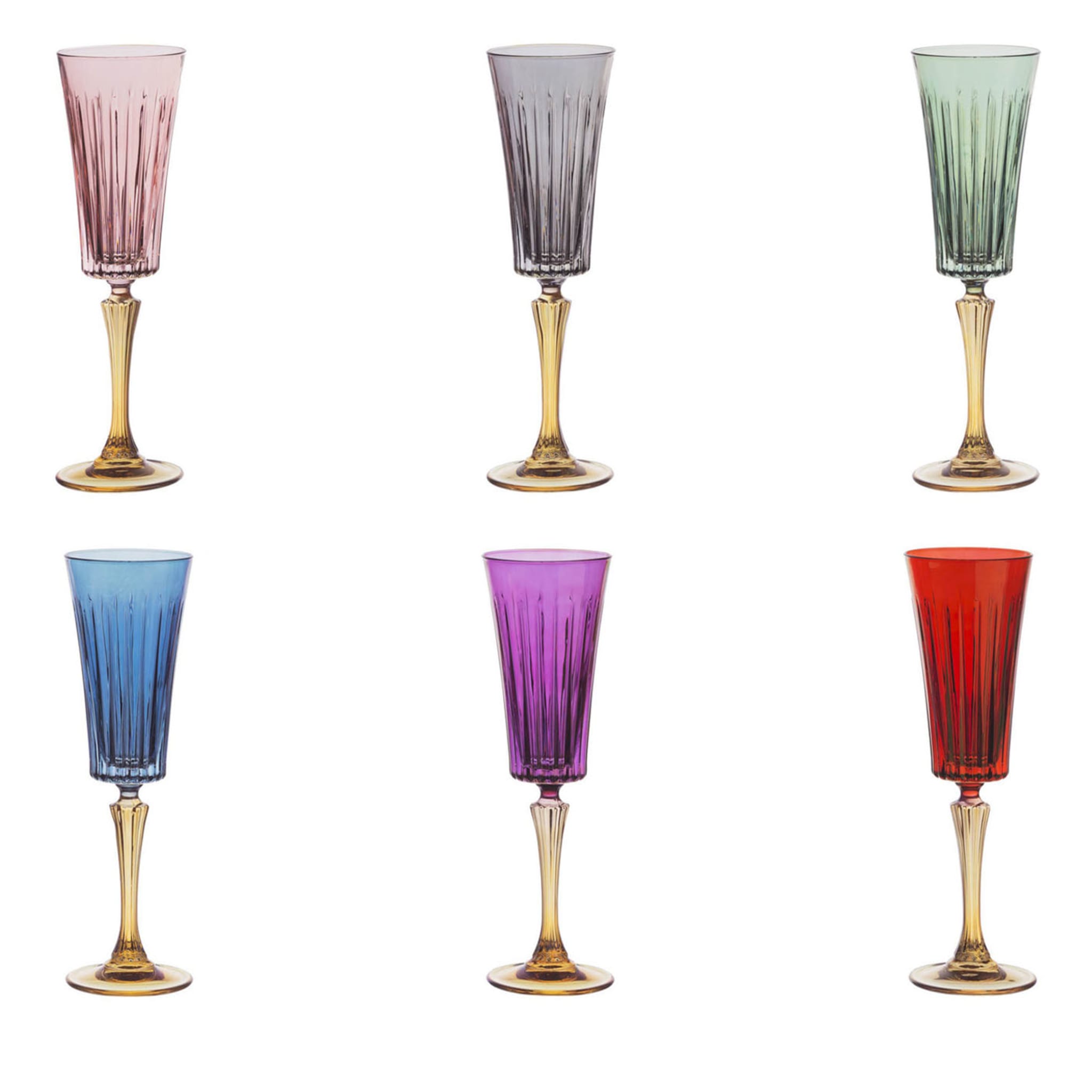 Set of 6 Domina Champagne Chalices - Main view