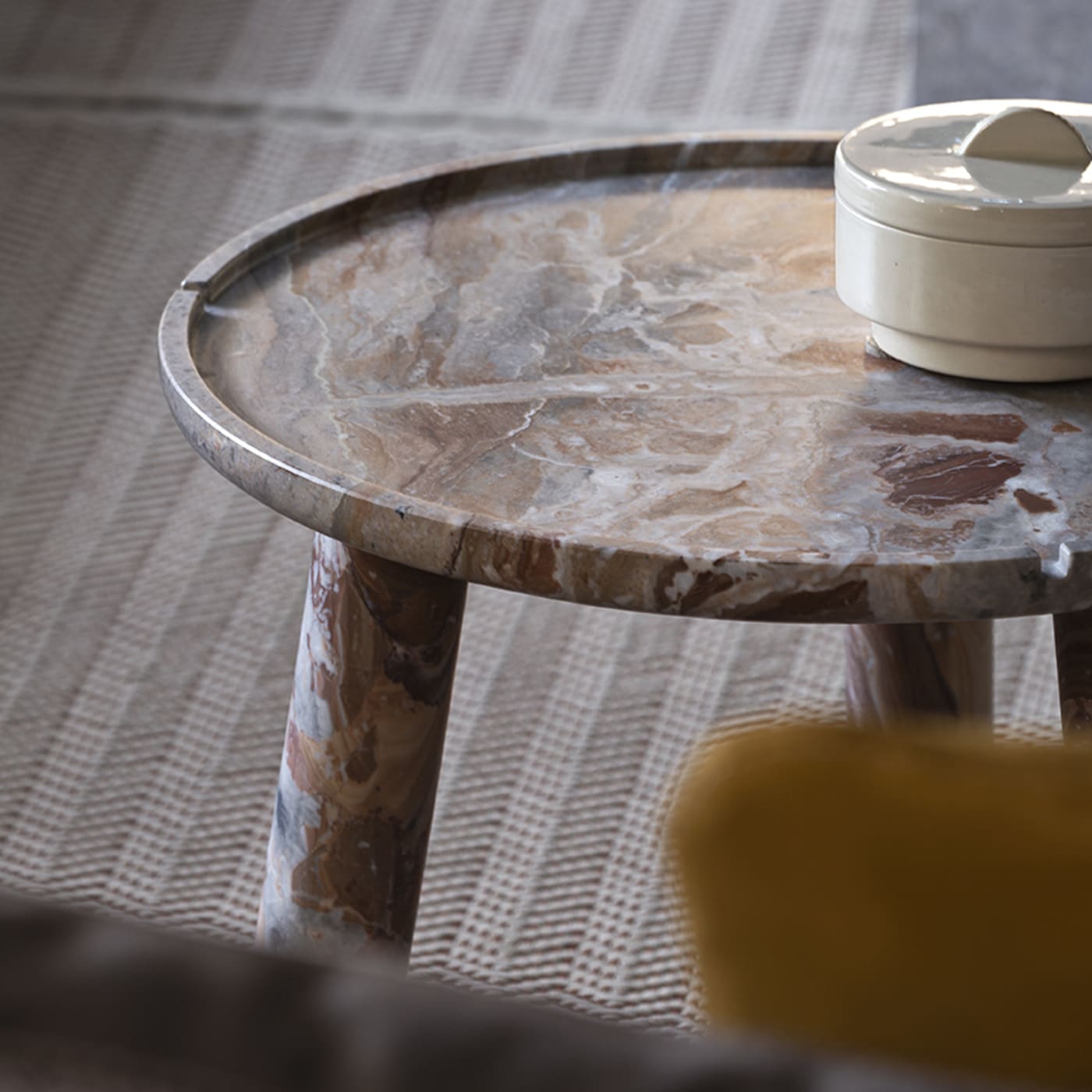 Stone Round Coffee Table 50 by Ludovica and Roberto Palomba - Exteta