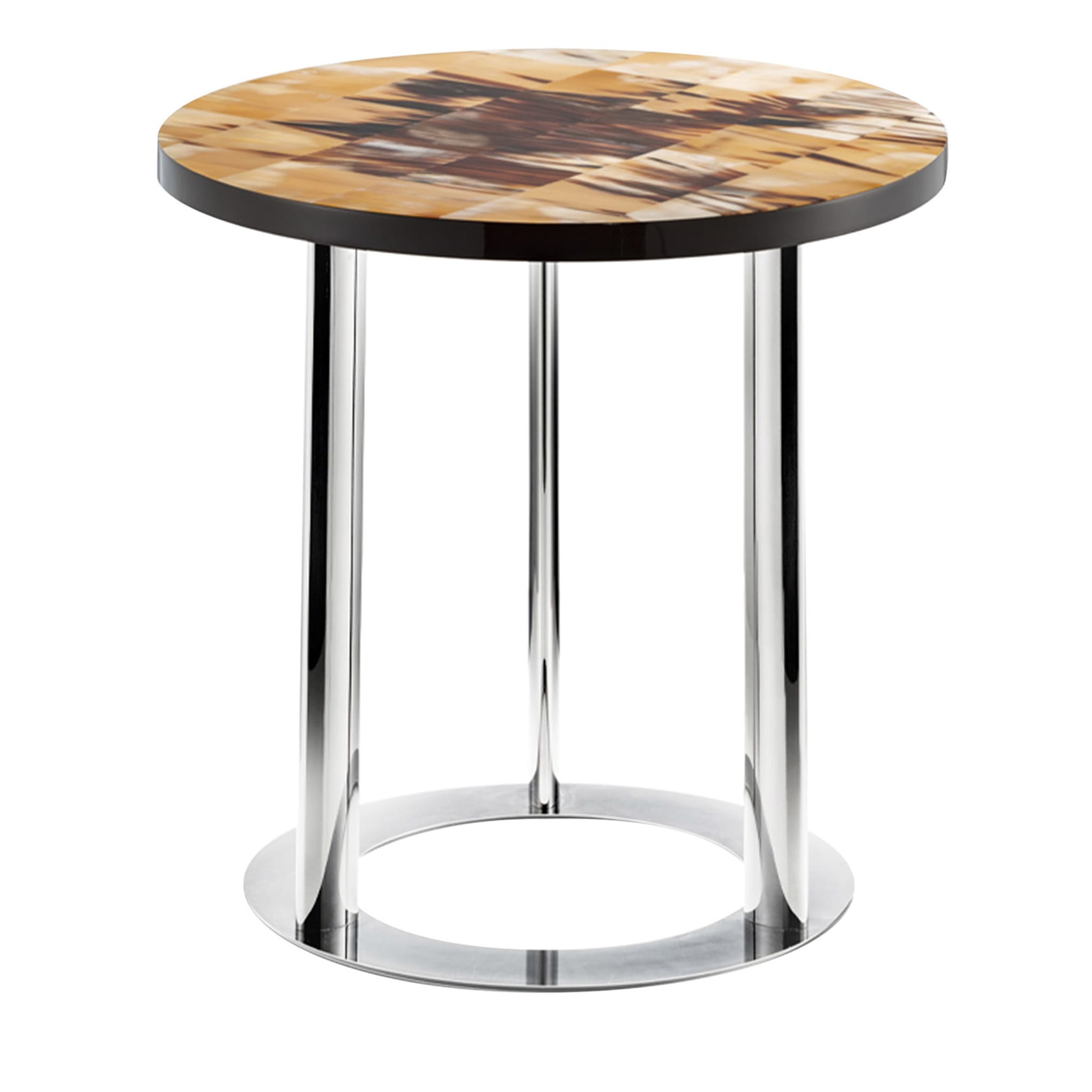 Wood Round Side Table - Main view