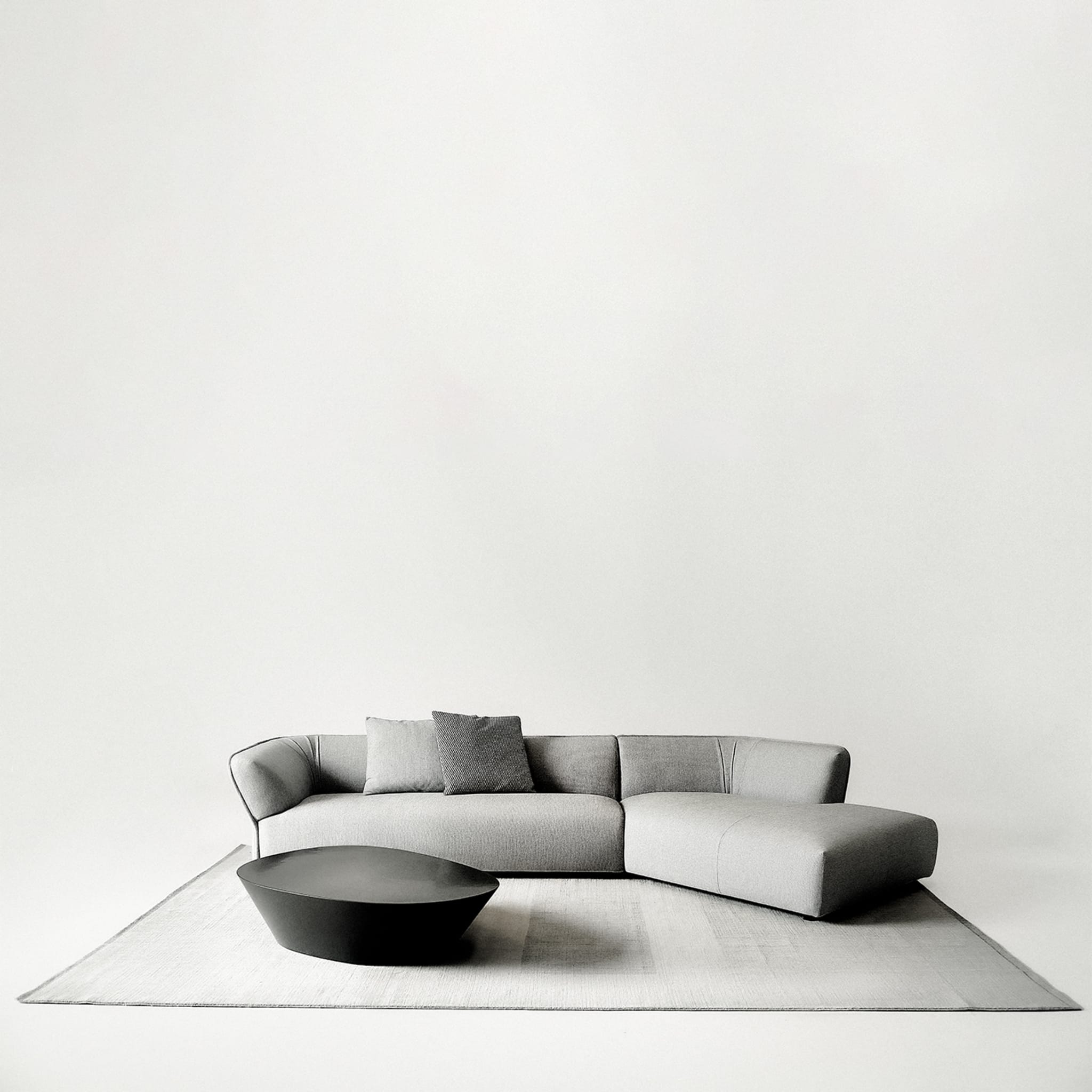 Florence Angular Modular Gray Sofa by Ludovica + Roberto Palomba - Alternative view 1