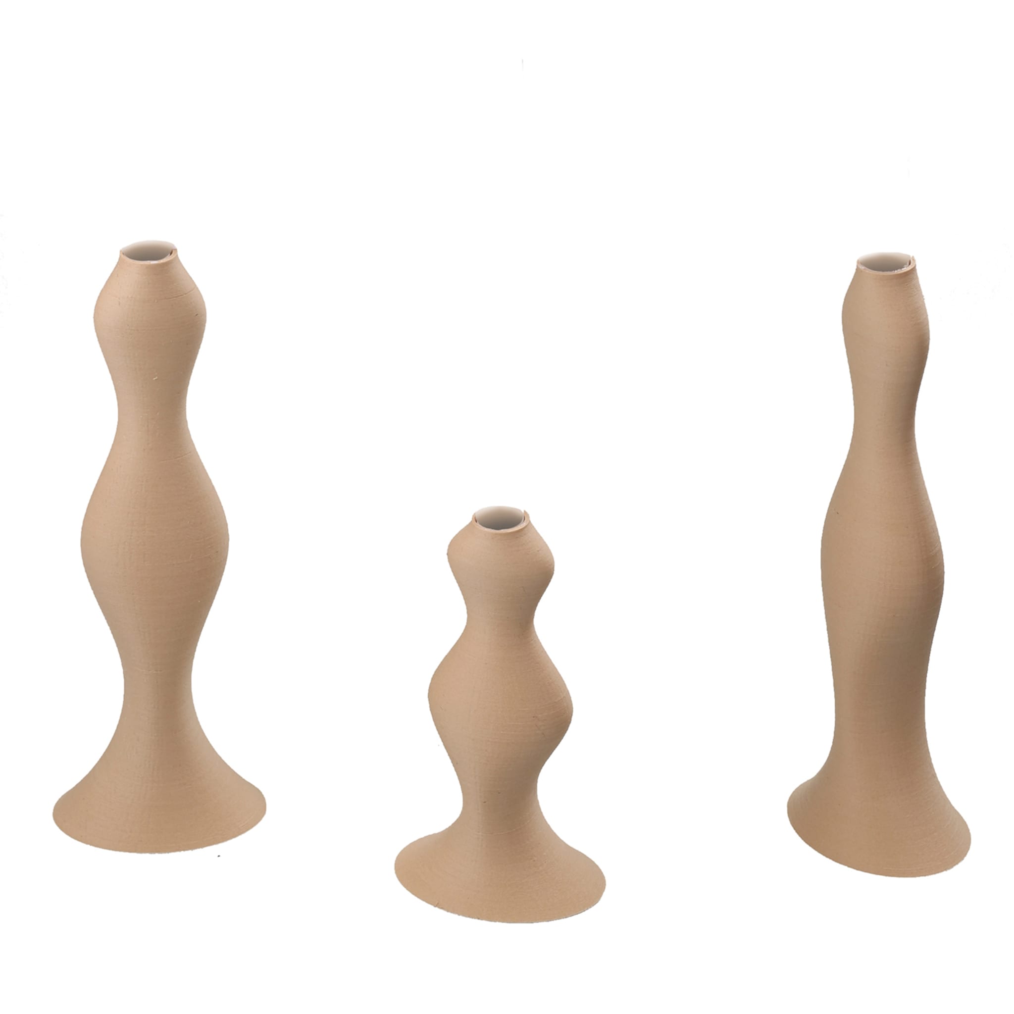 SIRENA COMPLETE CANDLE HOLDER SET WOOD - Main view