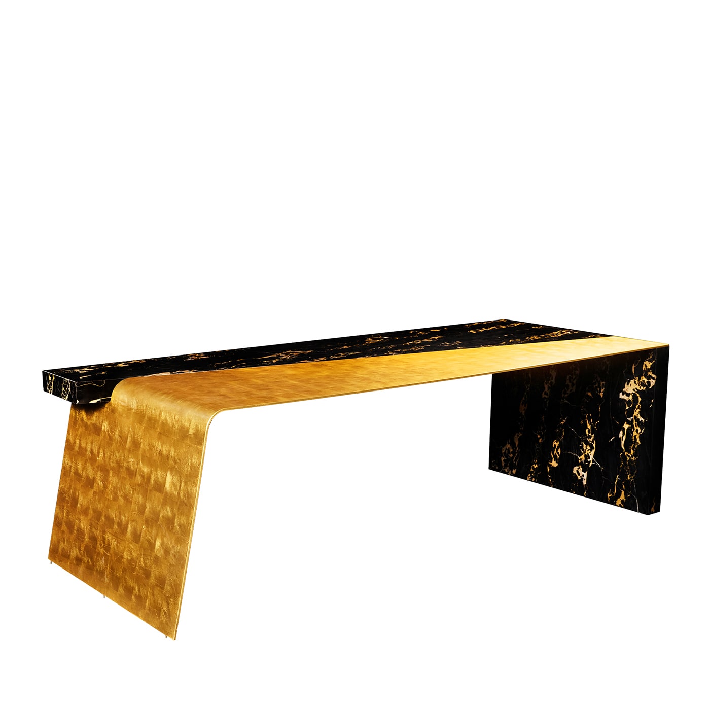 Tabula Rasa N°1 Gold Table by MM Design - Officina Della Scala
