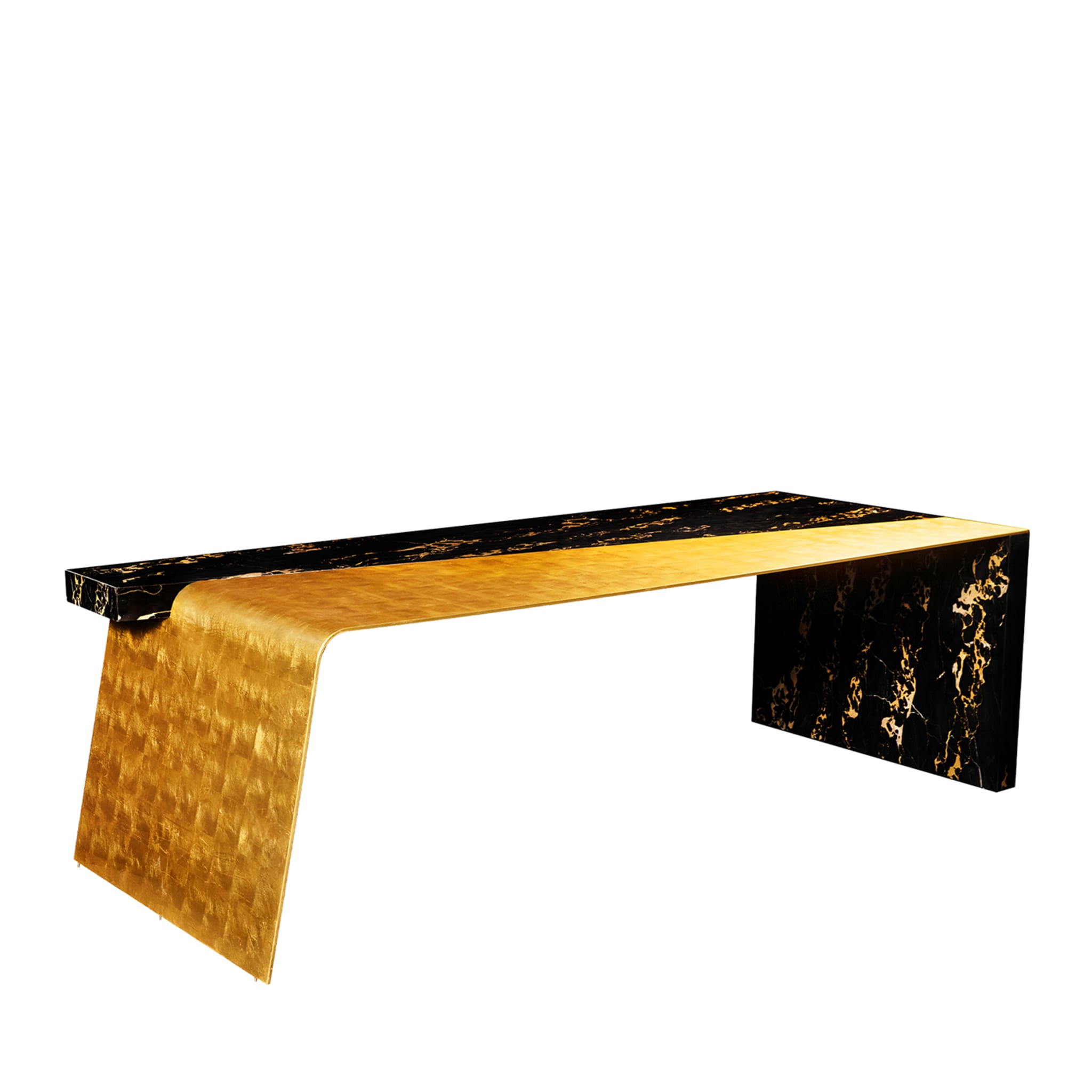 Tabula Rasa N°1 Gold Table by MM Design - Main view