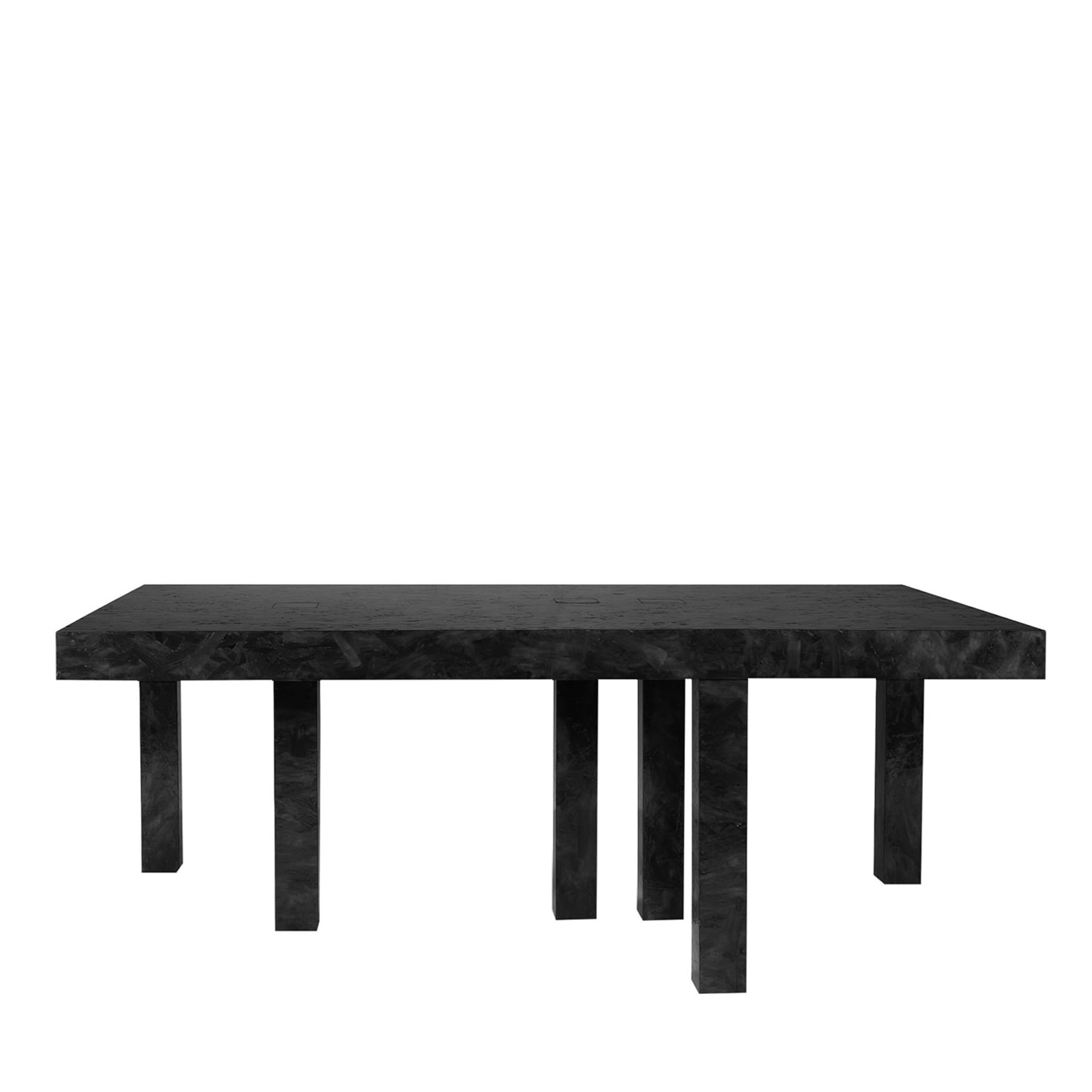 Table tactile à six pieds Noir par Fabrizio Contaldo  - Vue principale