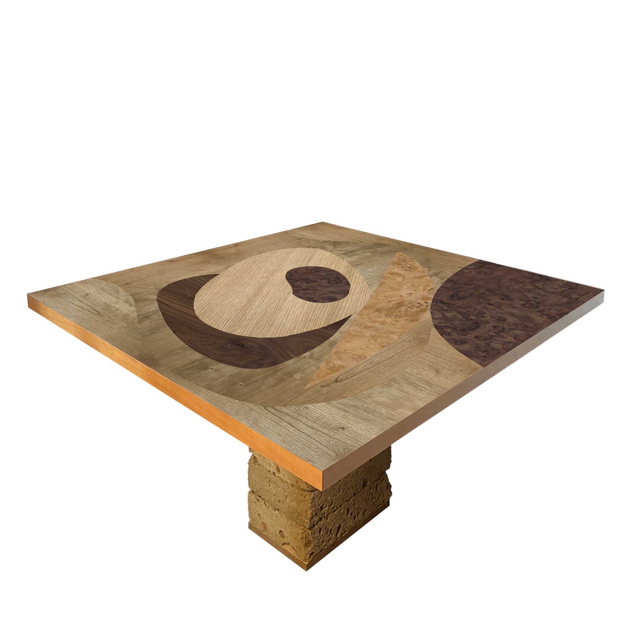 Tarsia Tables Tt3 Square Polychrome Table by Mascia Meccani - Alternative view 3