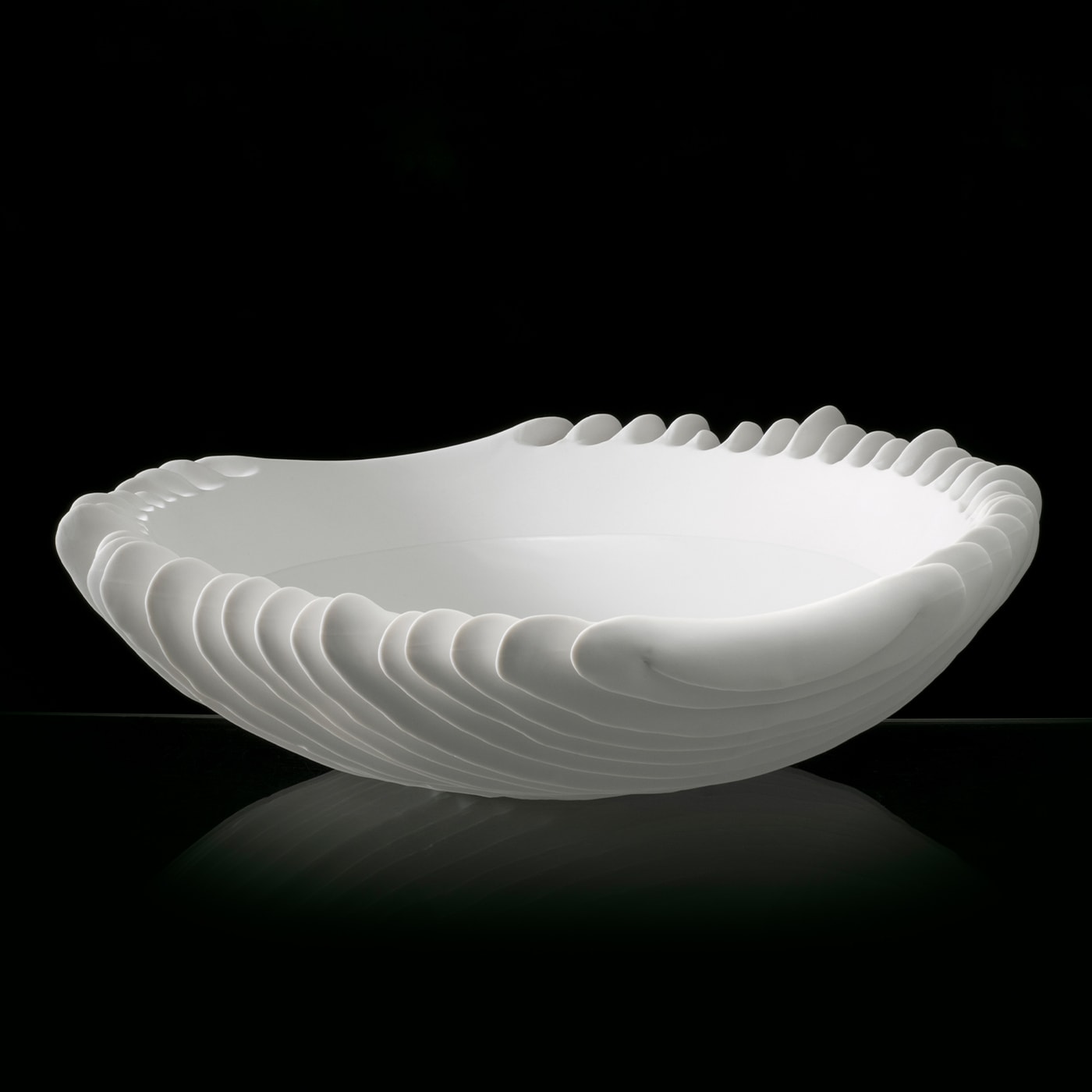 Novalis White Centerpiece - Fos Ceramiche