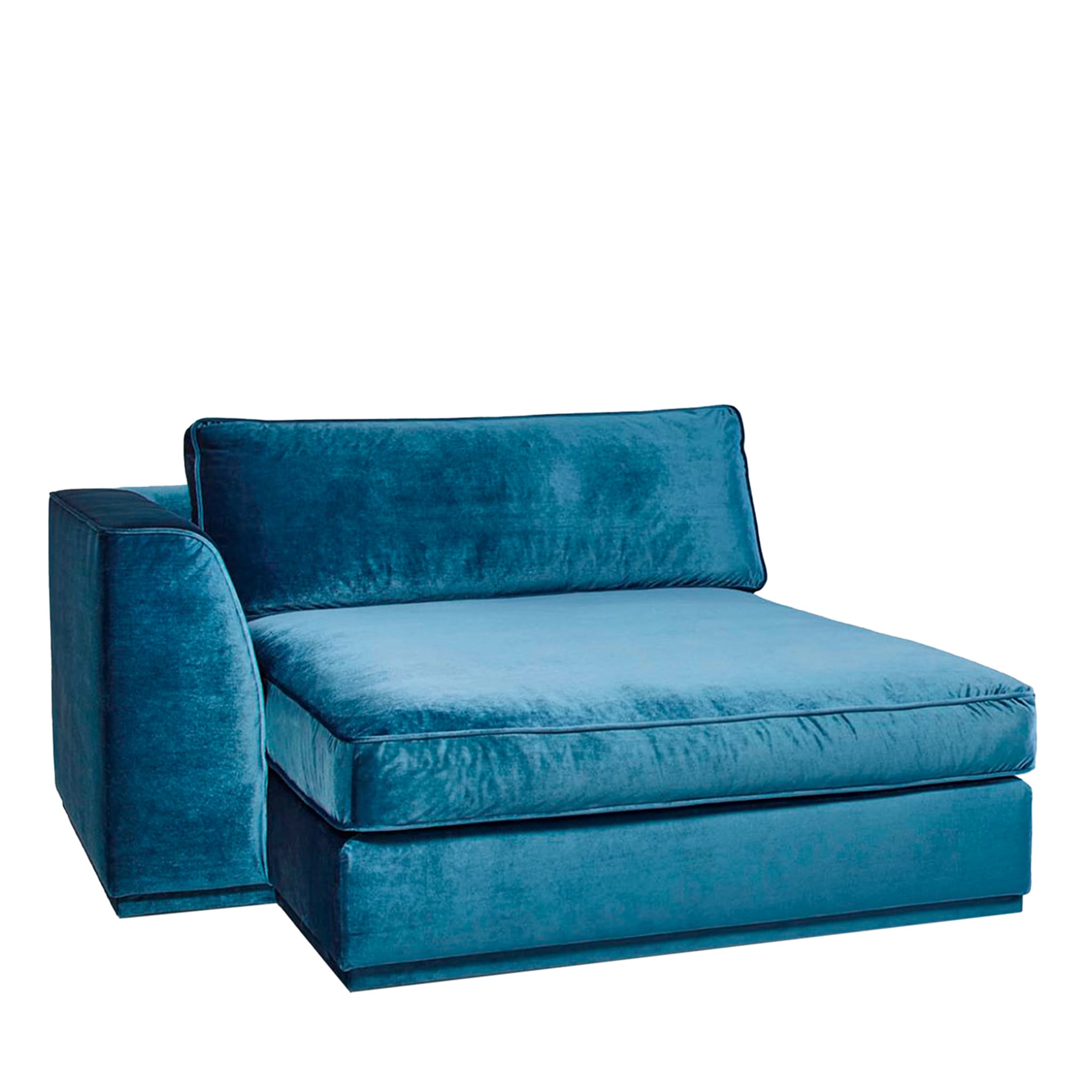 Chaise longue azul Dorian - Vista principal