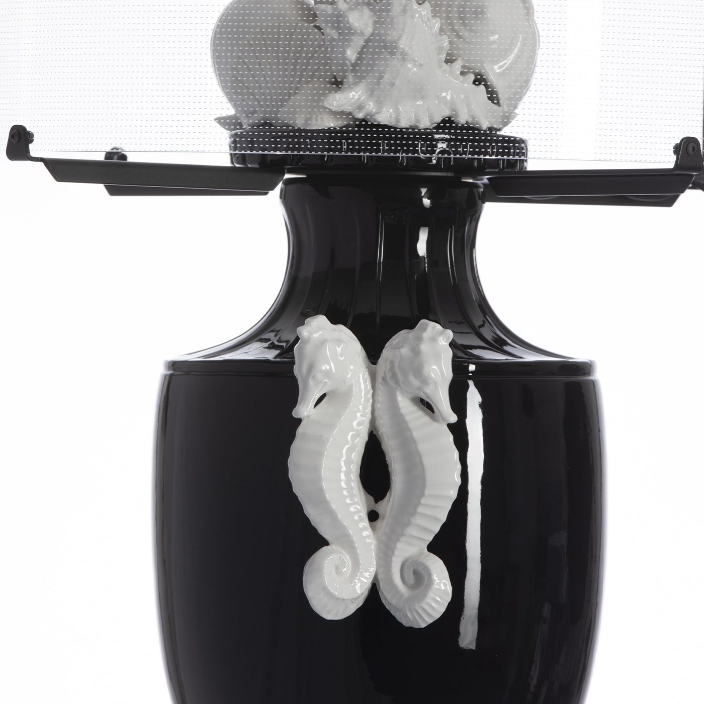Okeanos Black and White Decòr Table Lamp  - Les First