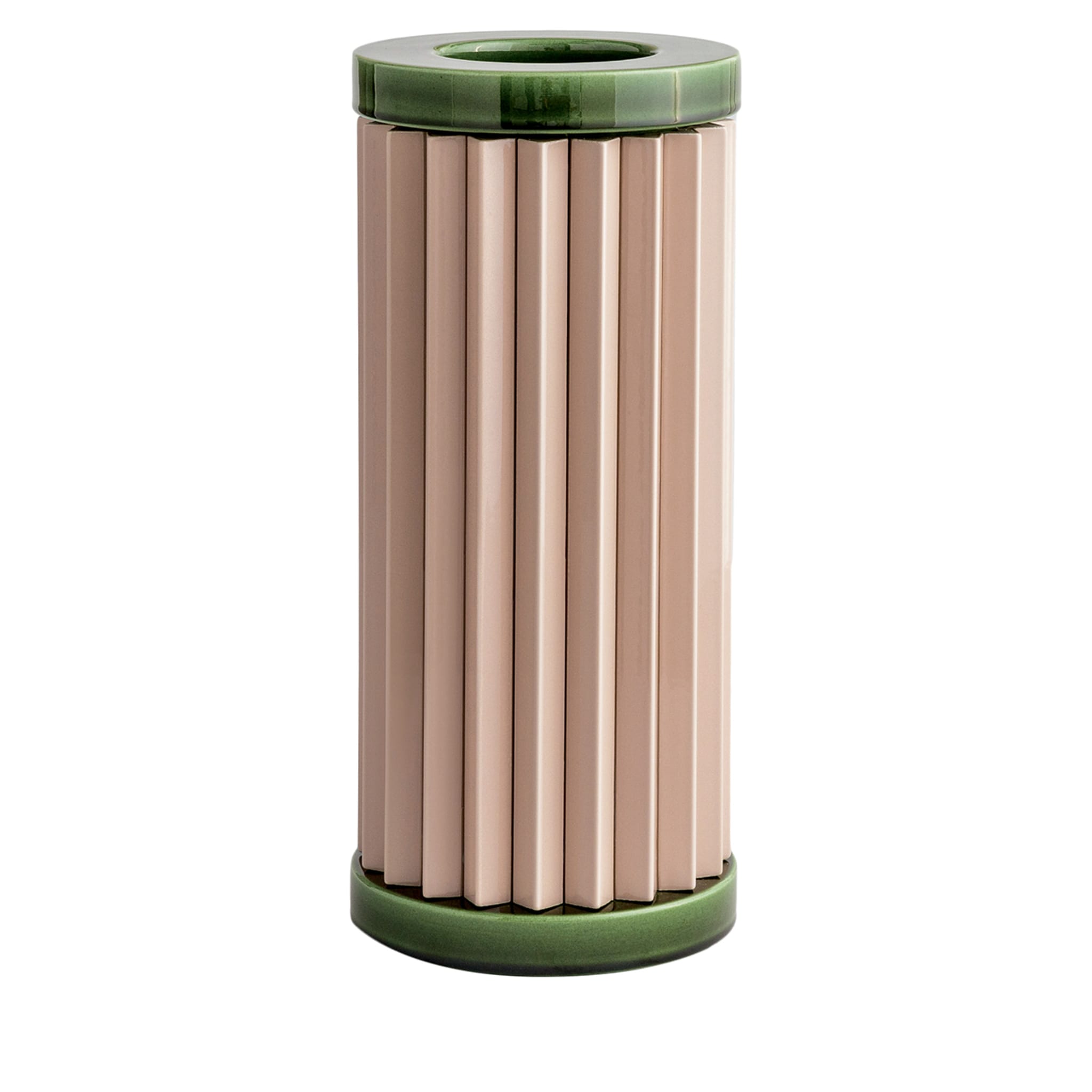 Rombini A Green and Rose Vase by Ronan & Erwan Bouroullec - Main view