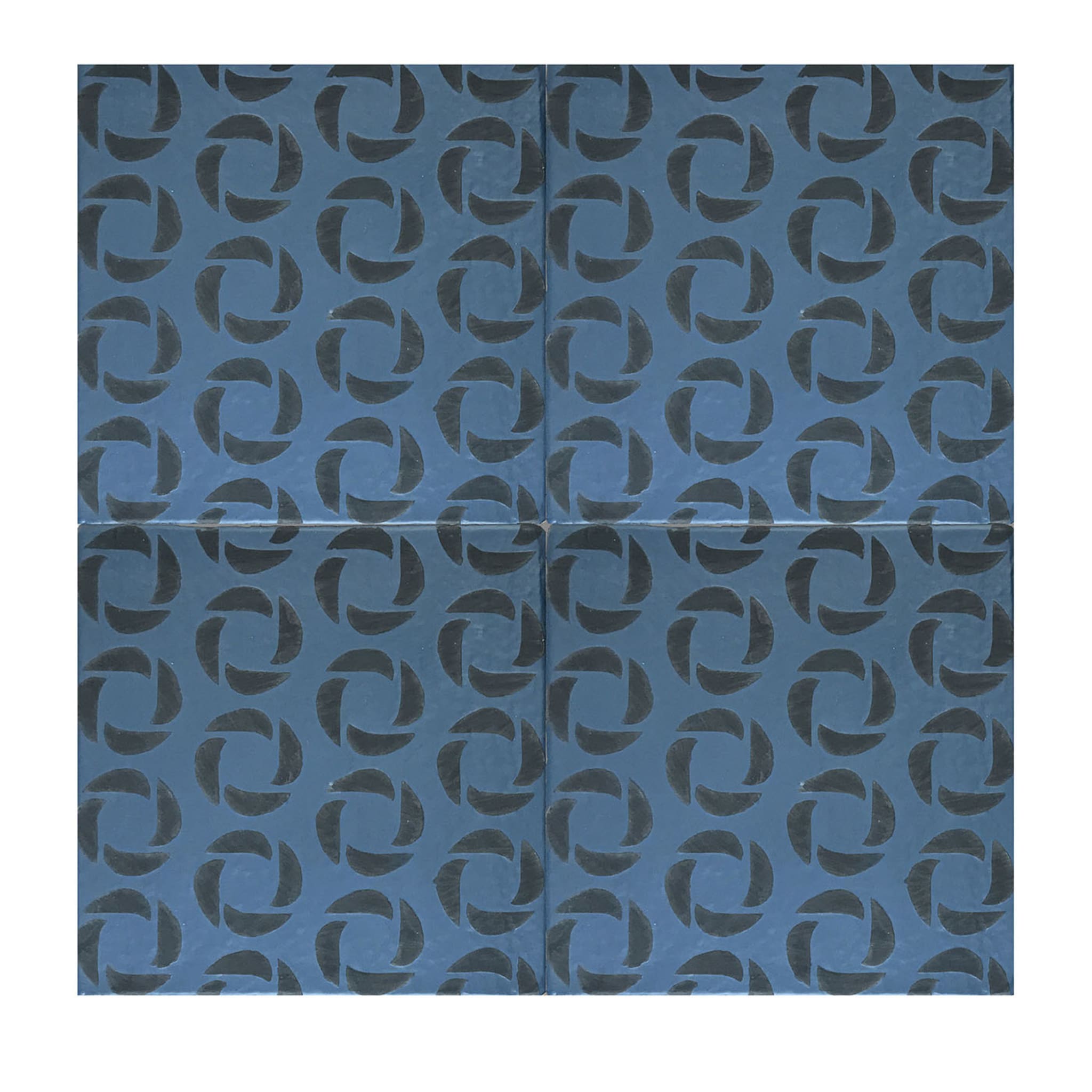 Daamè Set di 25 piastrelle quadrate blu #3 - Vista principale