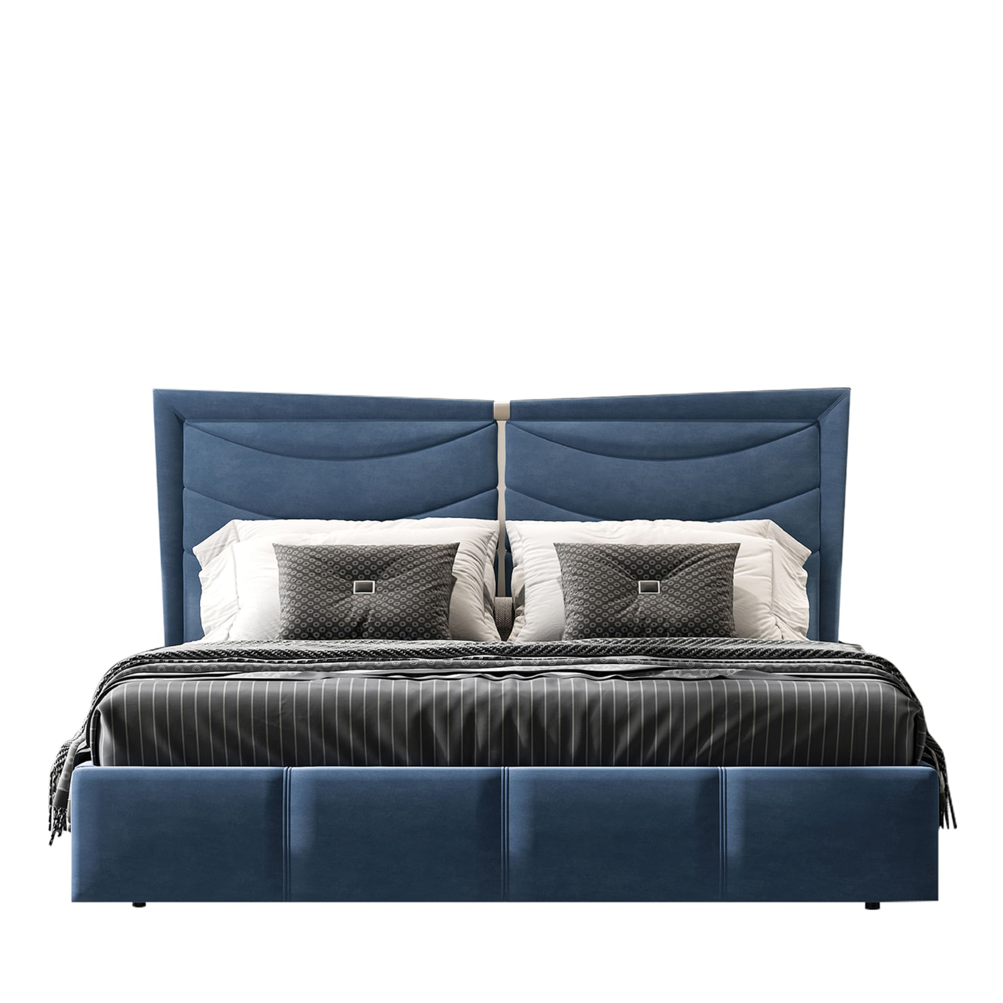 Deseo Blue Double Bed - Main view