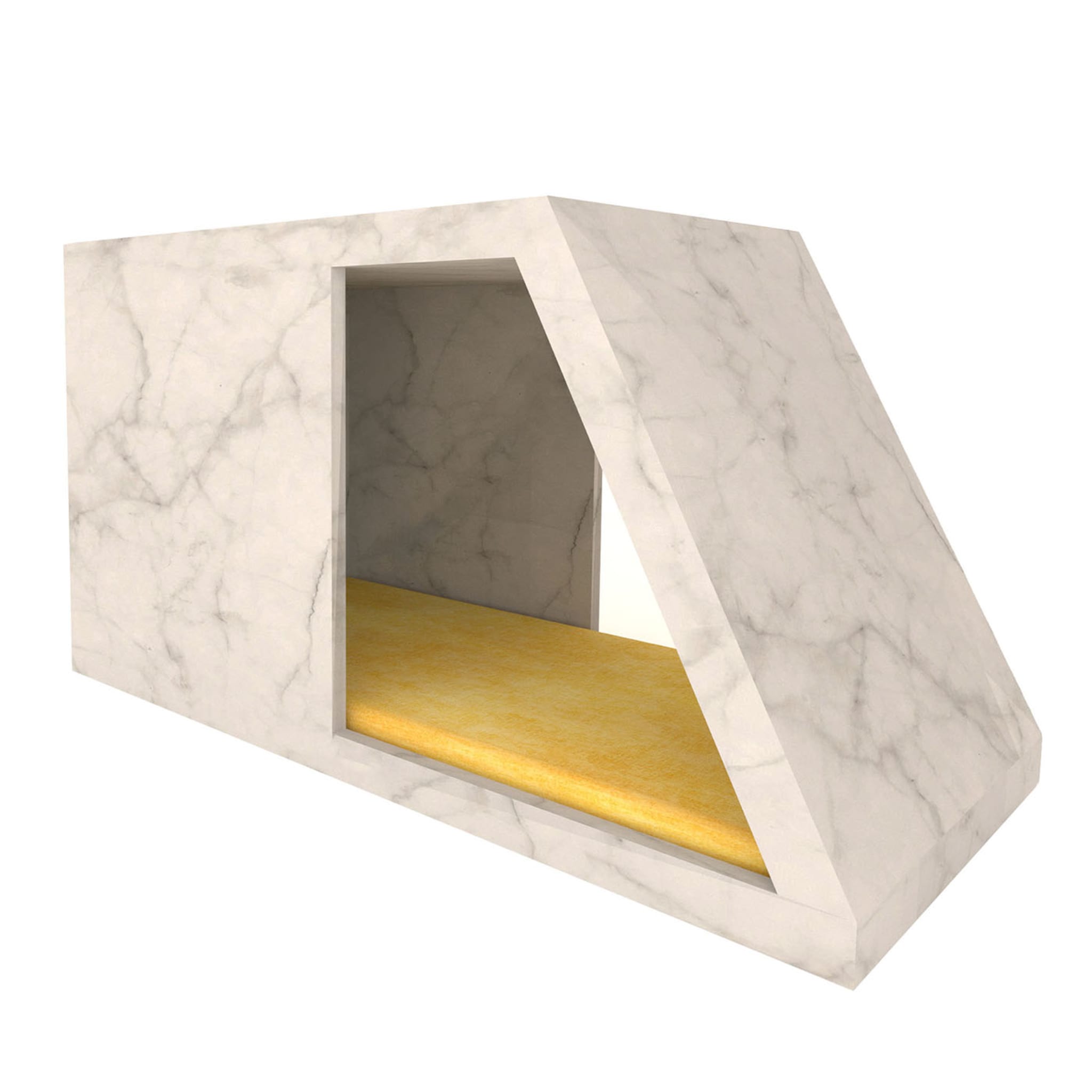 Camper Pethouse White Marble Kennel - Main view