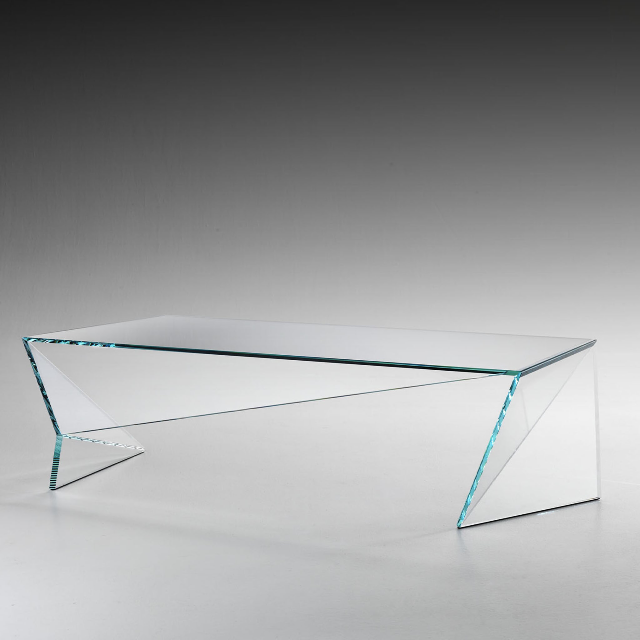 Mesa baja de cristal Origami - Vista alternativa 3