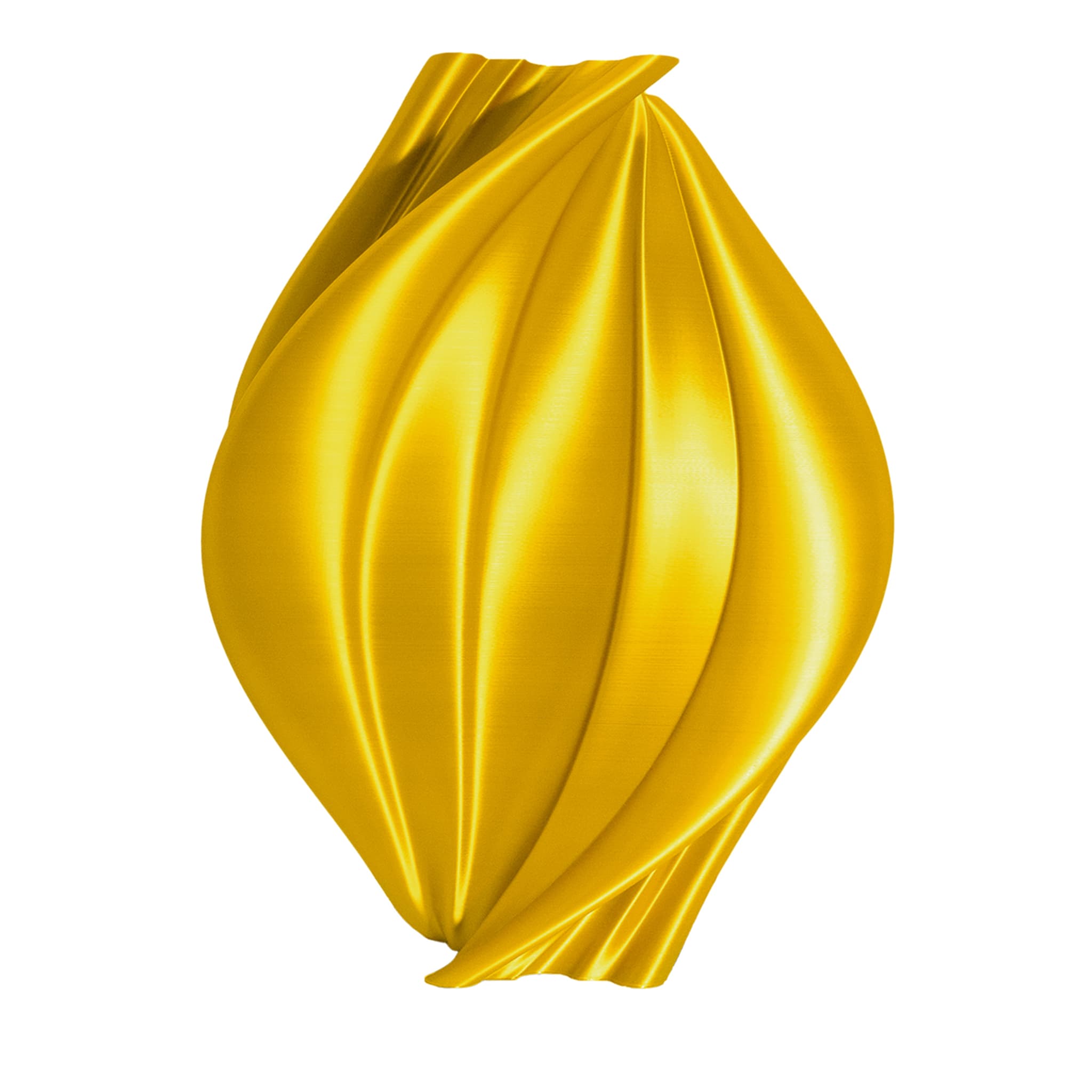Vase jaune Damocle-Sculpture - Vue principale