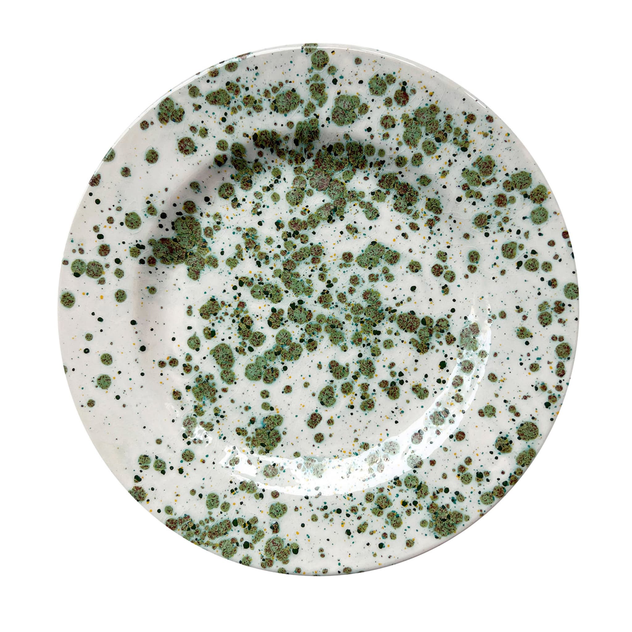 Herb Mottled Green Fruit Plate - Main view