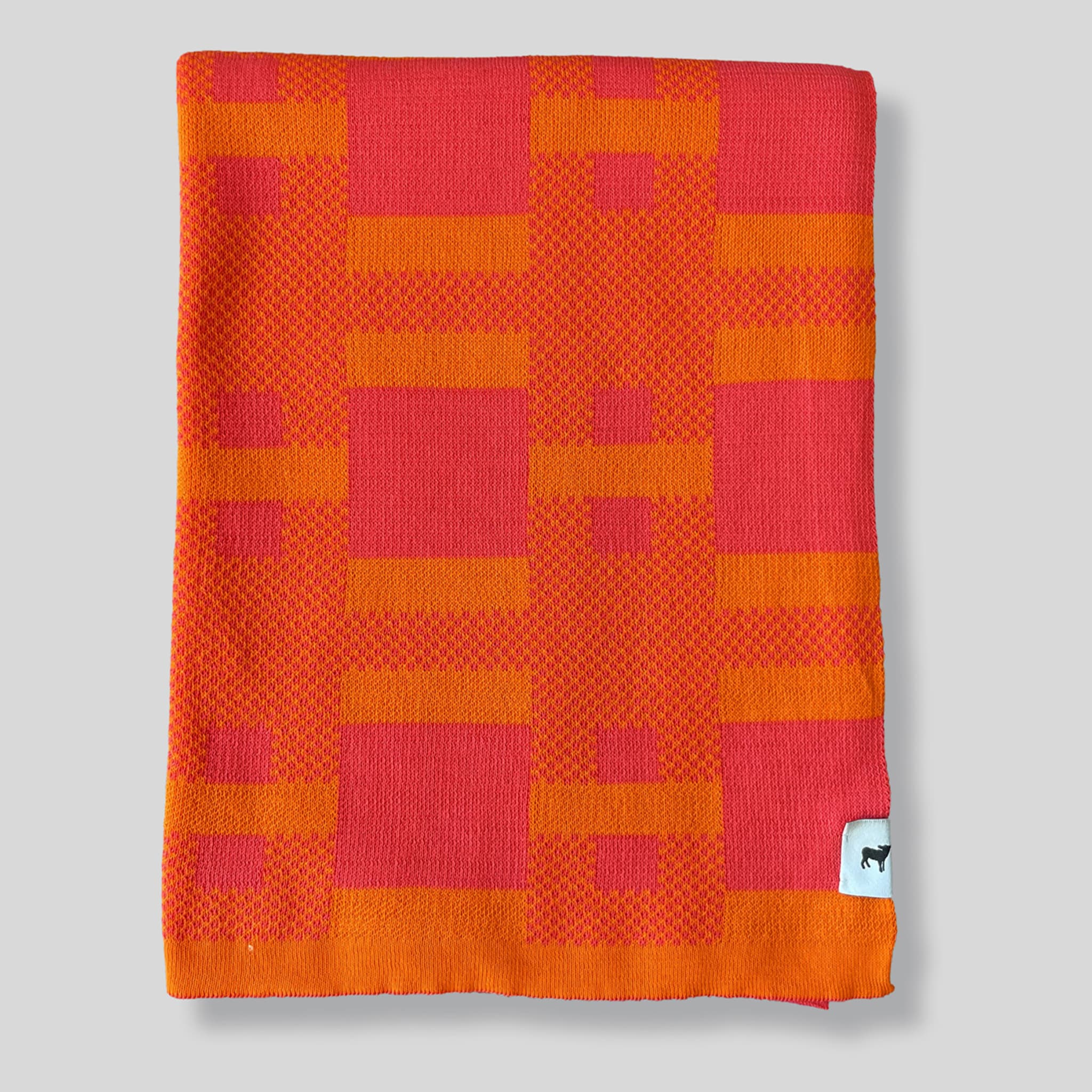 Plusminus Bio Orange Blanket by Angela Lorenz - Alternative view 3
