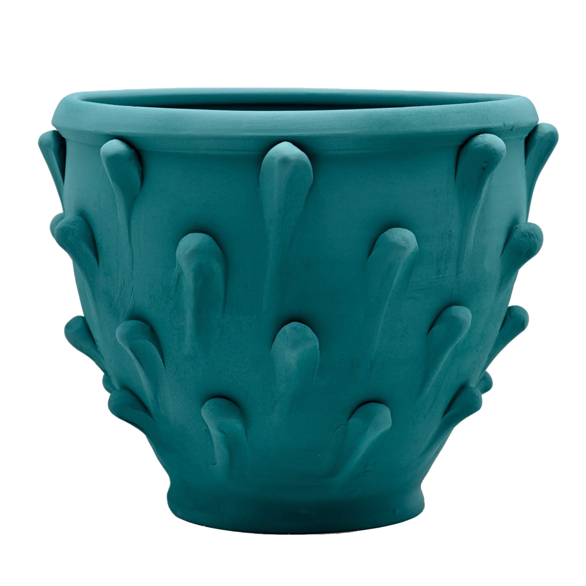 Türkisfarbene Vase #1 - Hauptansicht