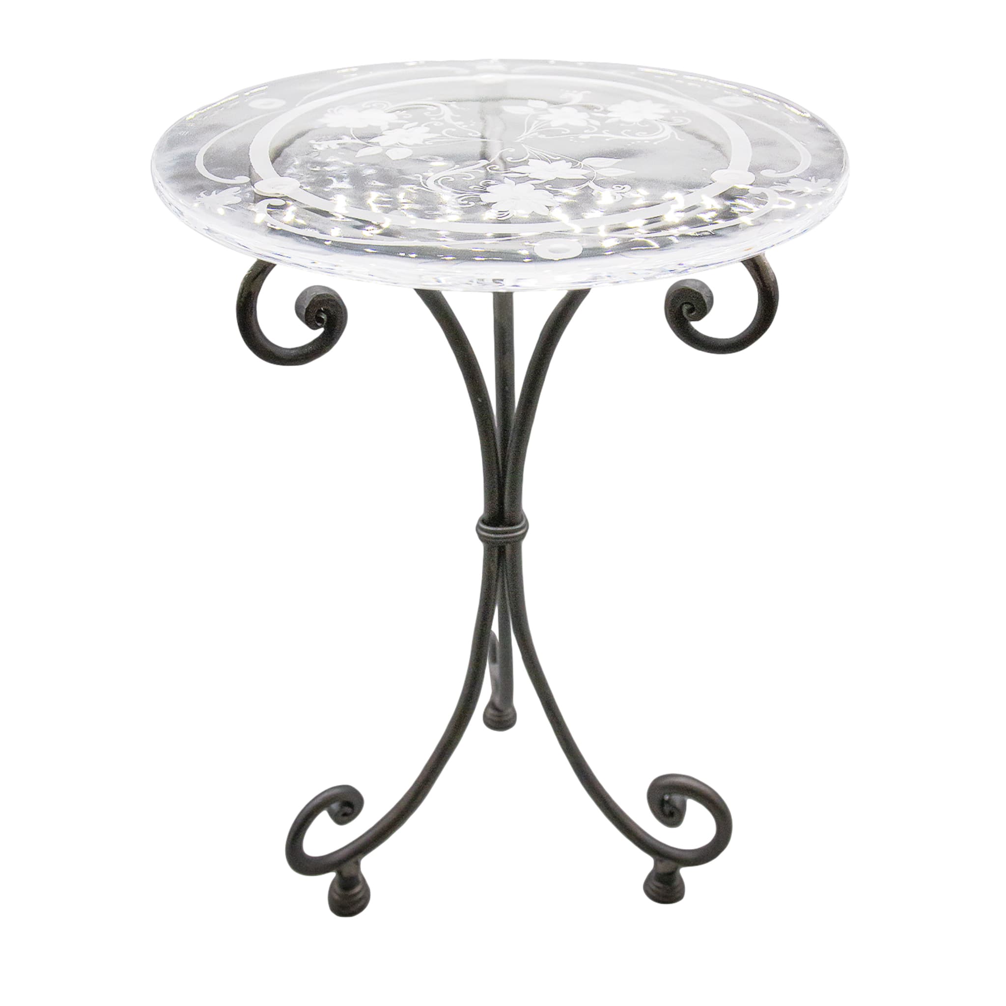 Art-Deco-Style Round Accent Table - Main view